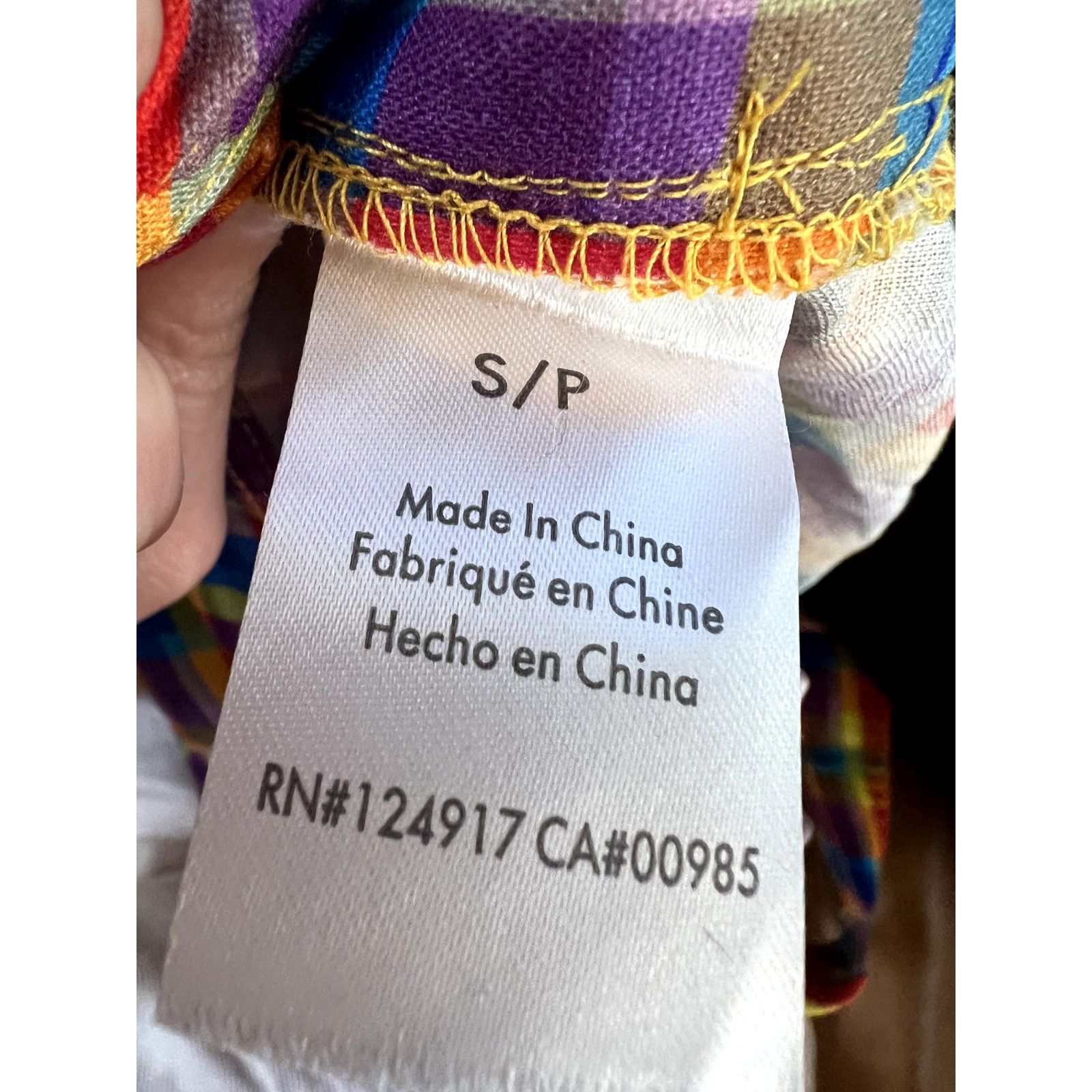 WeWoreWhat $128 NWT WeWoreWhat Danielle Bernstein Rainbow Overall Sz S Size 34" / US 12 / IT 48 - 13 Thumbnail