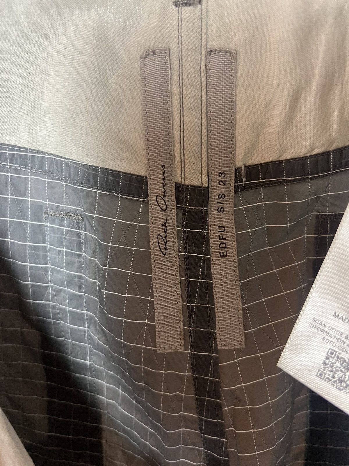 Rick Owens Rick Owens Dyneema Straight-Leg Ripstop Trousers Size US 30 / EU 46 - 6 Thumbnail