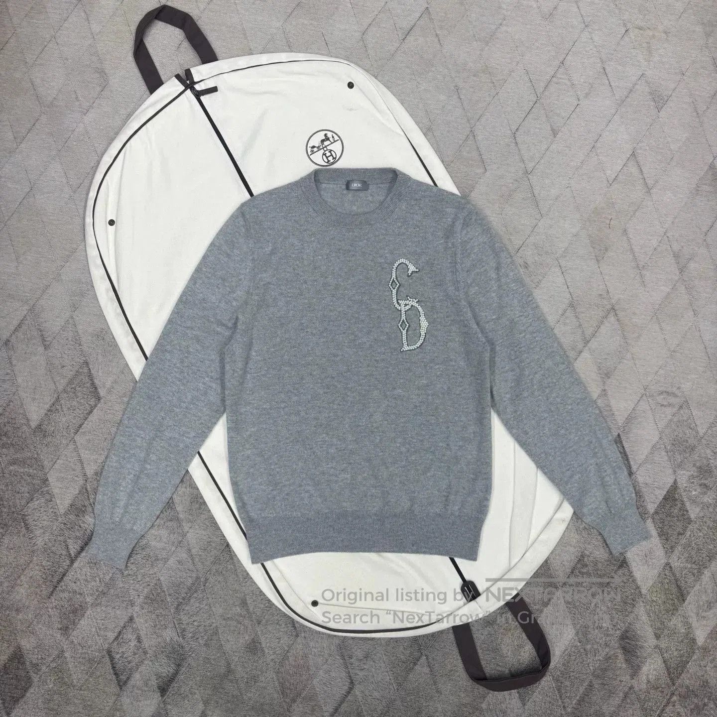 Dior Dior Handmade Pearl Embroidery CD Sweater. Size US XS / EU 42 / 0 - 1 Thumbnail