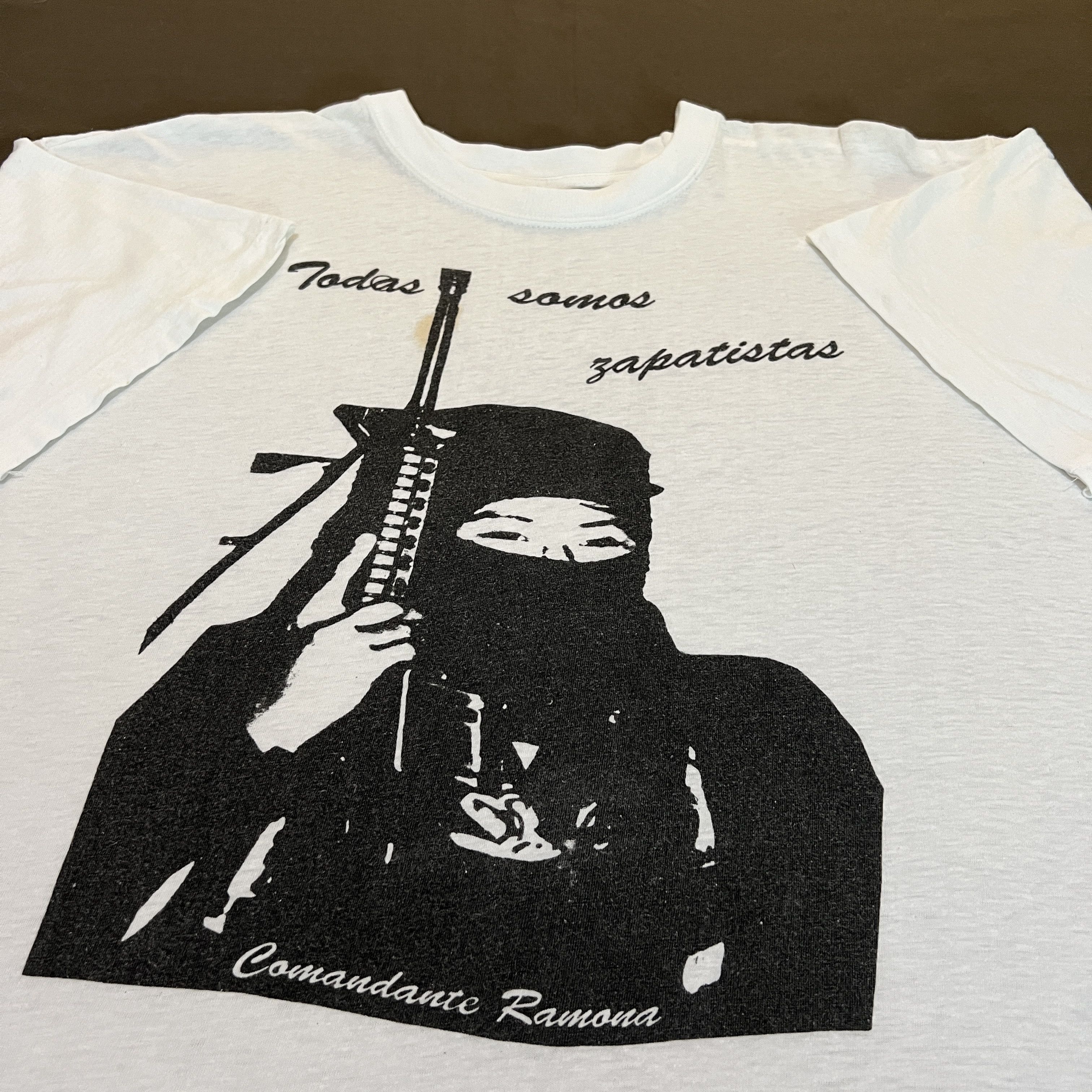 Rage Against The Machine Vtg Comandanta Ramona EZLN Zapatista Liberation Army Mexico Size US XL / EU 56 / 4 - 3 Thumbnail