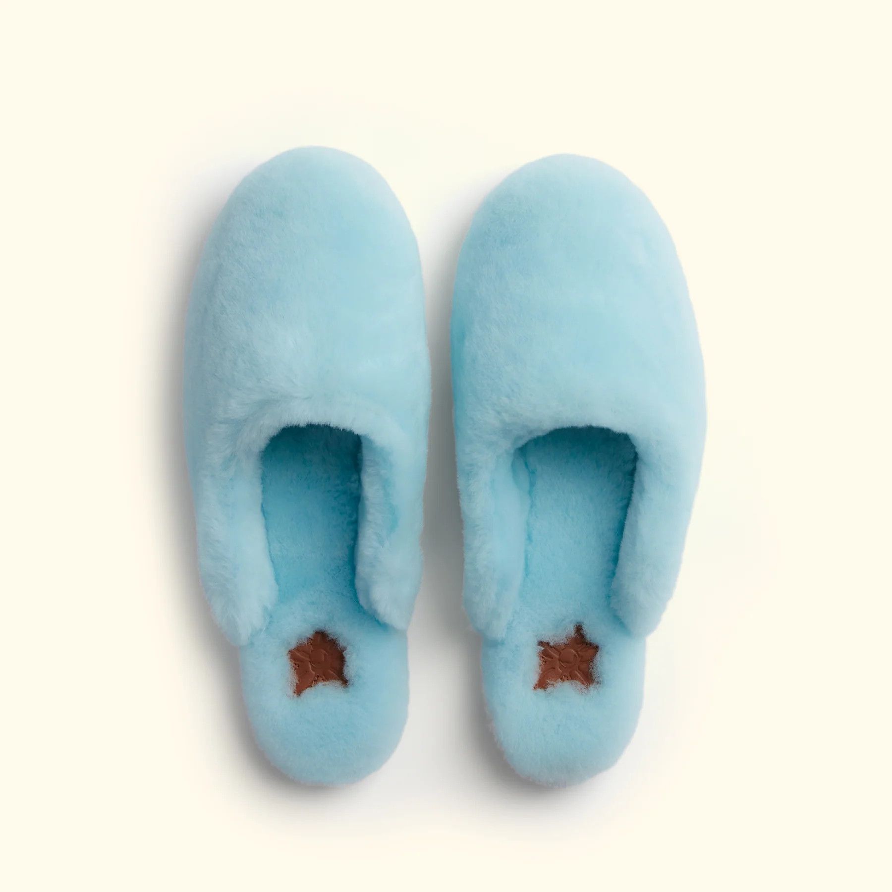 Golf le Fleur SHEARLING WOOL SLIPPERS GENEVA BLUE Size US 10 / EU 43 - 7 Thumbnail