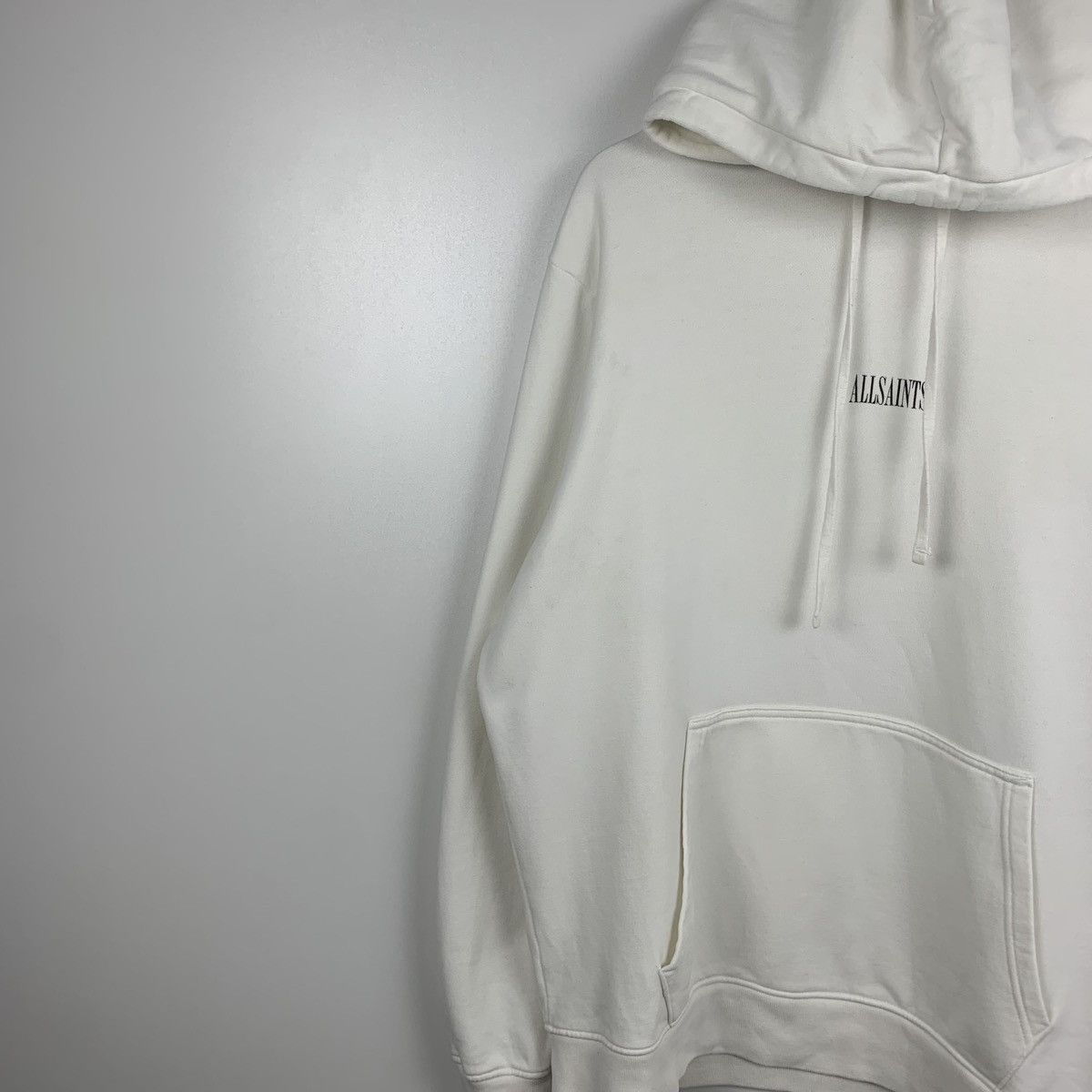 Allsaints AllSaints Big Logo Hoodie White State Oth Hoody Size M Size US M / EU 48-50 / 2 - 5 Thumbnail