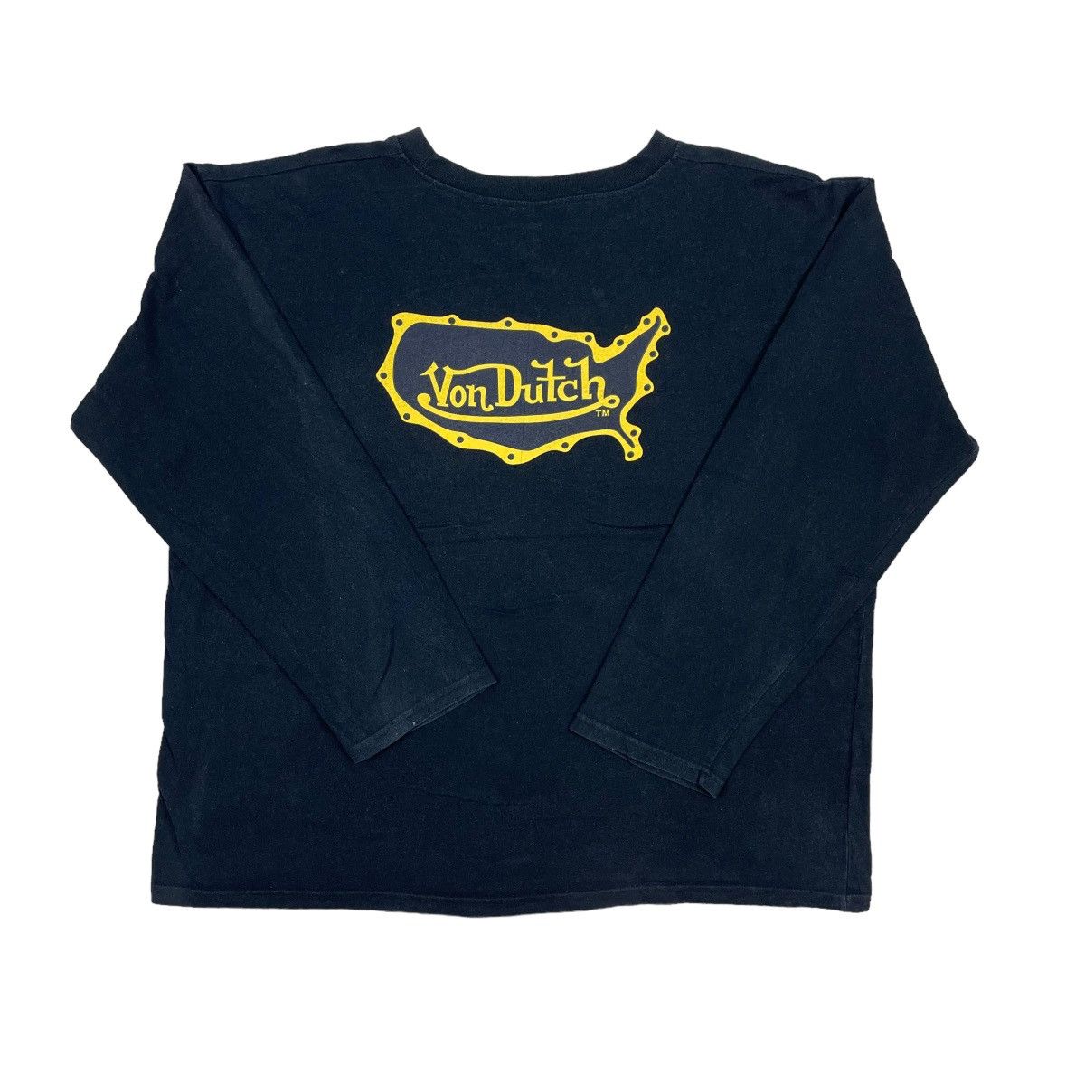 Von Dutch VTG Von Dutch Big Back Logos Long Sleeve Tee Size US XL / EU 56 / 4 - 8 Thumbnail
