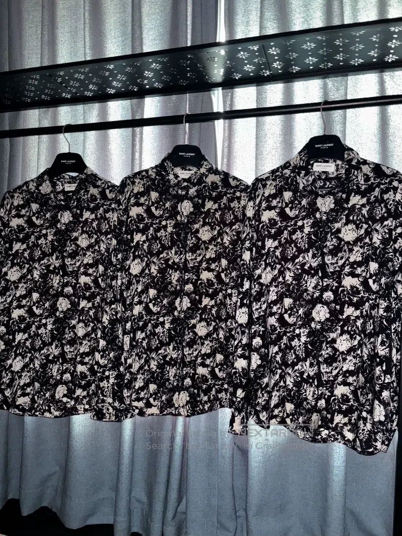 Saint Laurent Paris Saint Laurent Paris size 37 French Rose Shirt Size US M / EU 48-50 / 2 - 1 Thumbnail