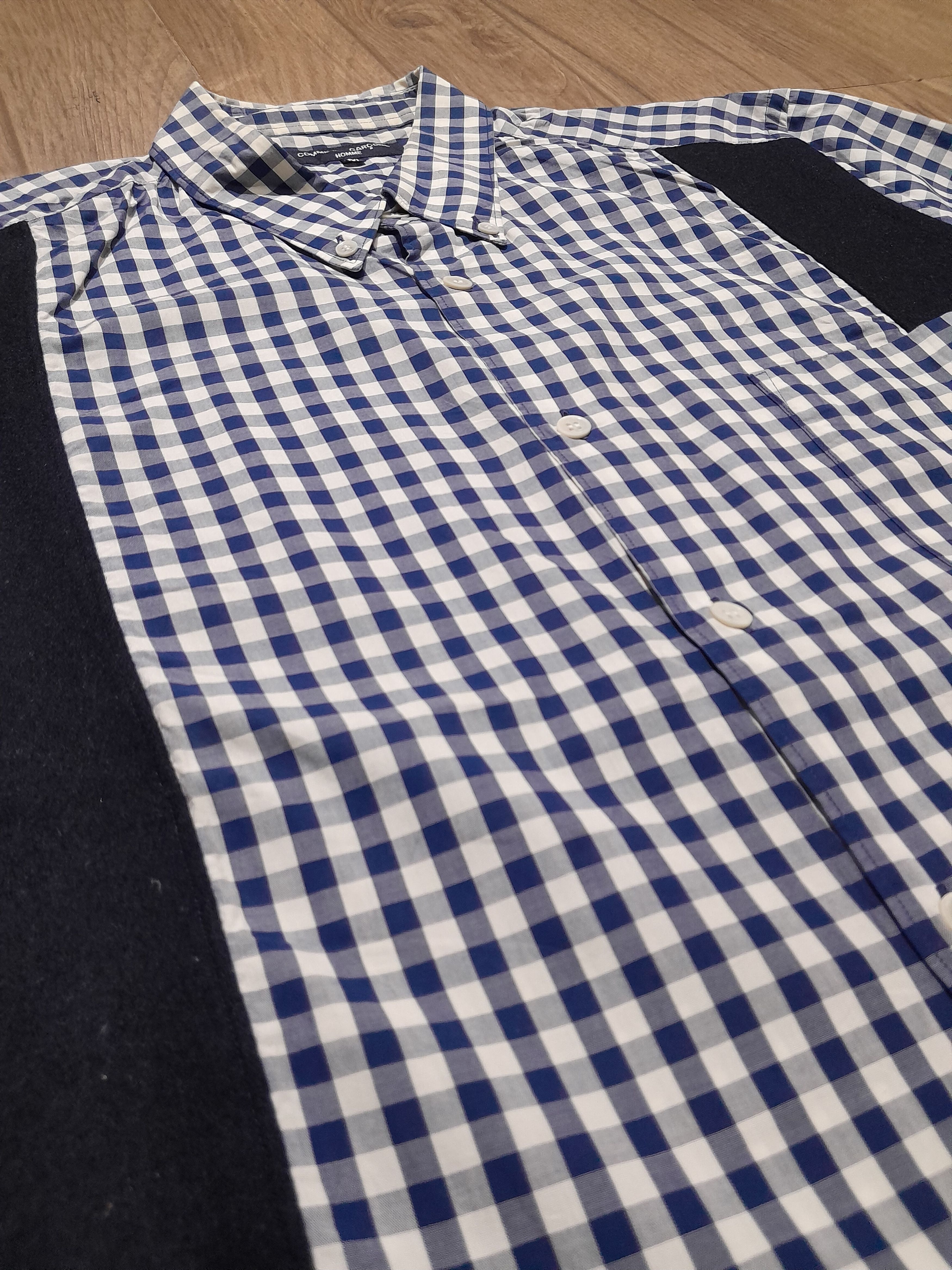 Comme des Garcons Comme des Garcons Homme Gingham x Wool Switch Shirt Size M Size US L / EU 52-54 / 3 - 2 Thumbnail