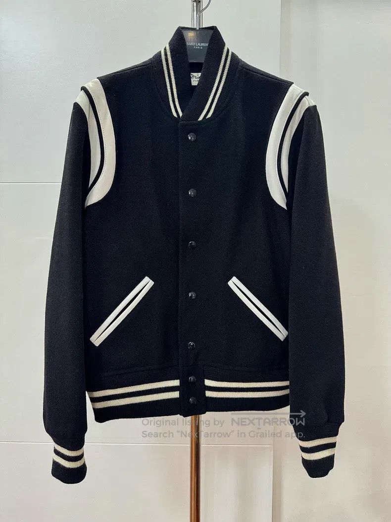 Saint Laurent Paris Saint Laurent Paris Original Baseball Jacket Size US S / EU 44-46 / 1 - 1 Thumbnail