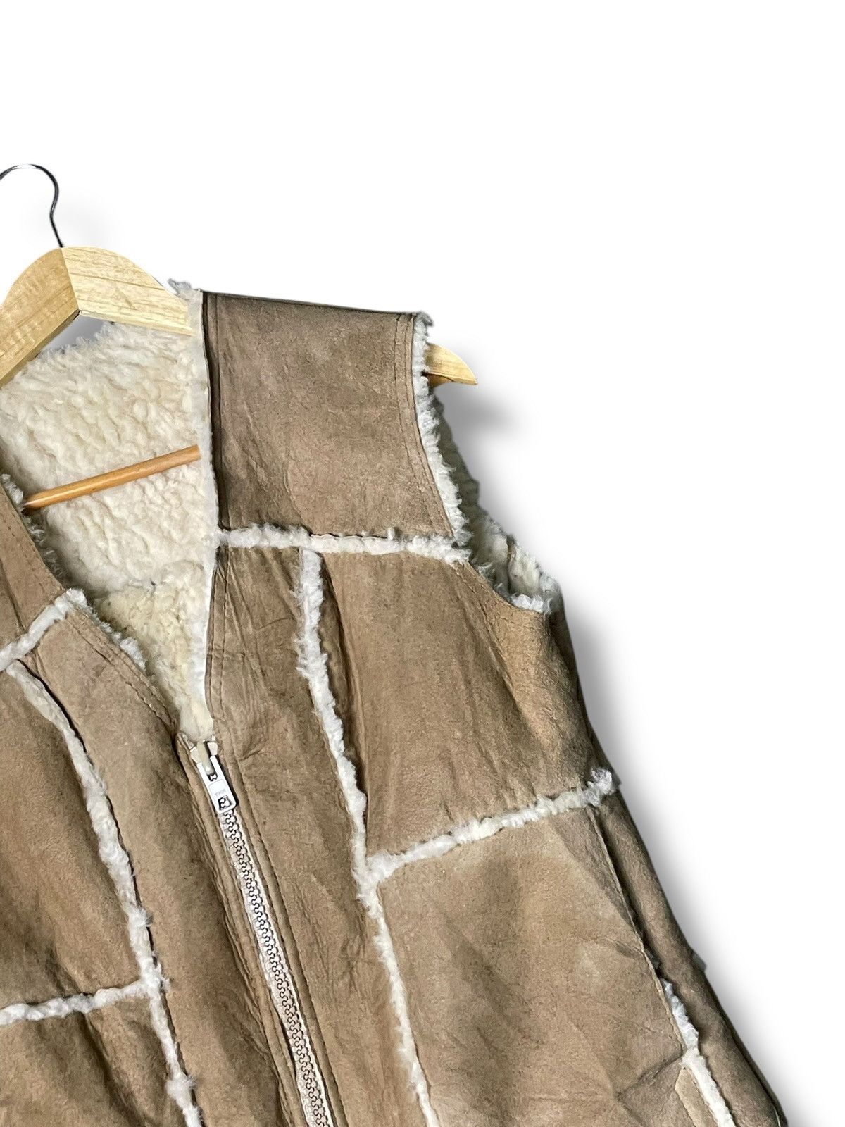 Vintage Sheepskin Coat Homestead Vests (59) Size US XXS / EU 40 - 2 Thumbnail
