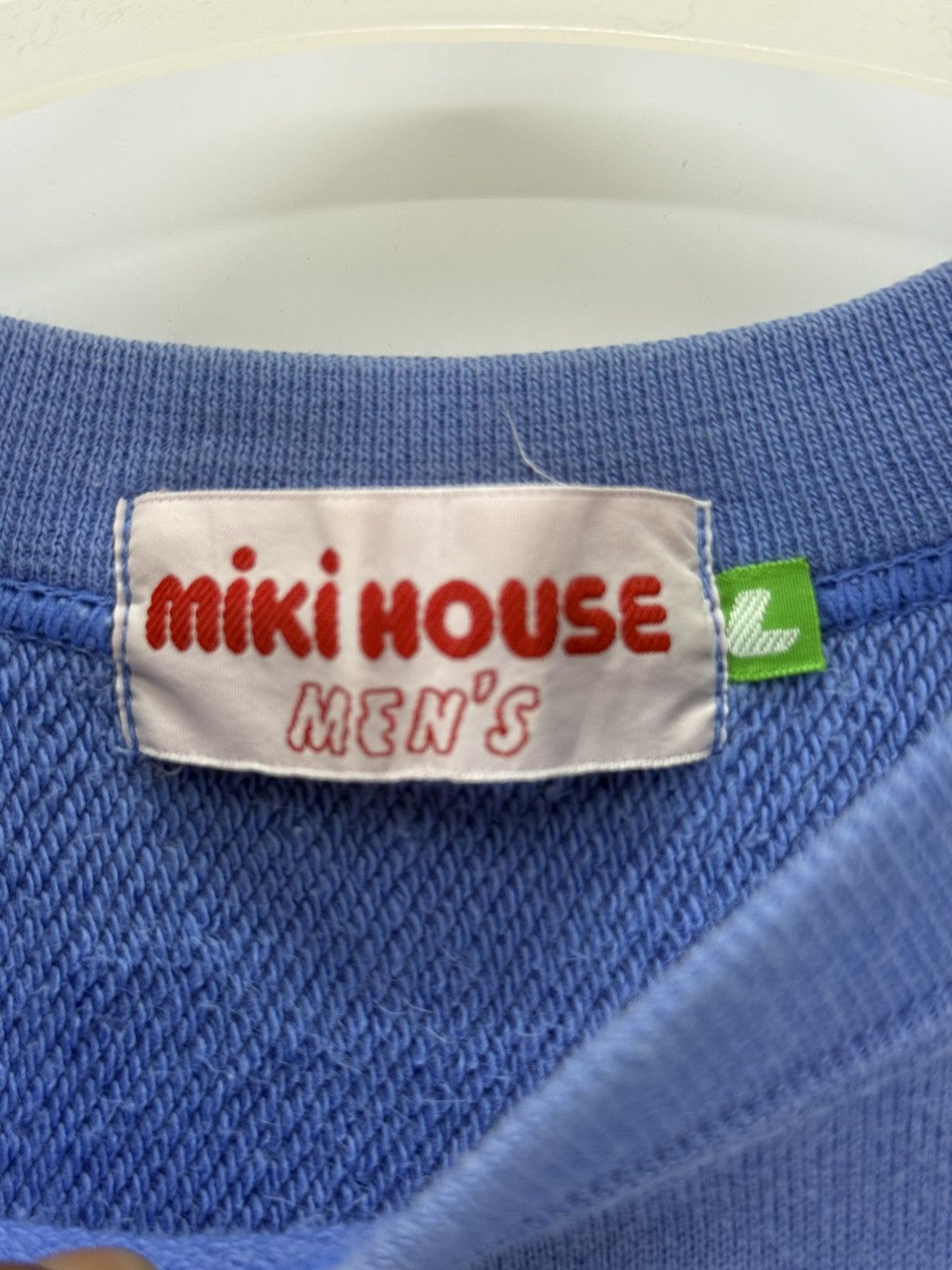 Vintage 🔥 90's Miki House big Spellout Raglen Sleeves Sweatshirt - L Size US L / EU 52-54 / 3 - 8 Thumbnail