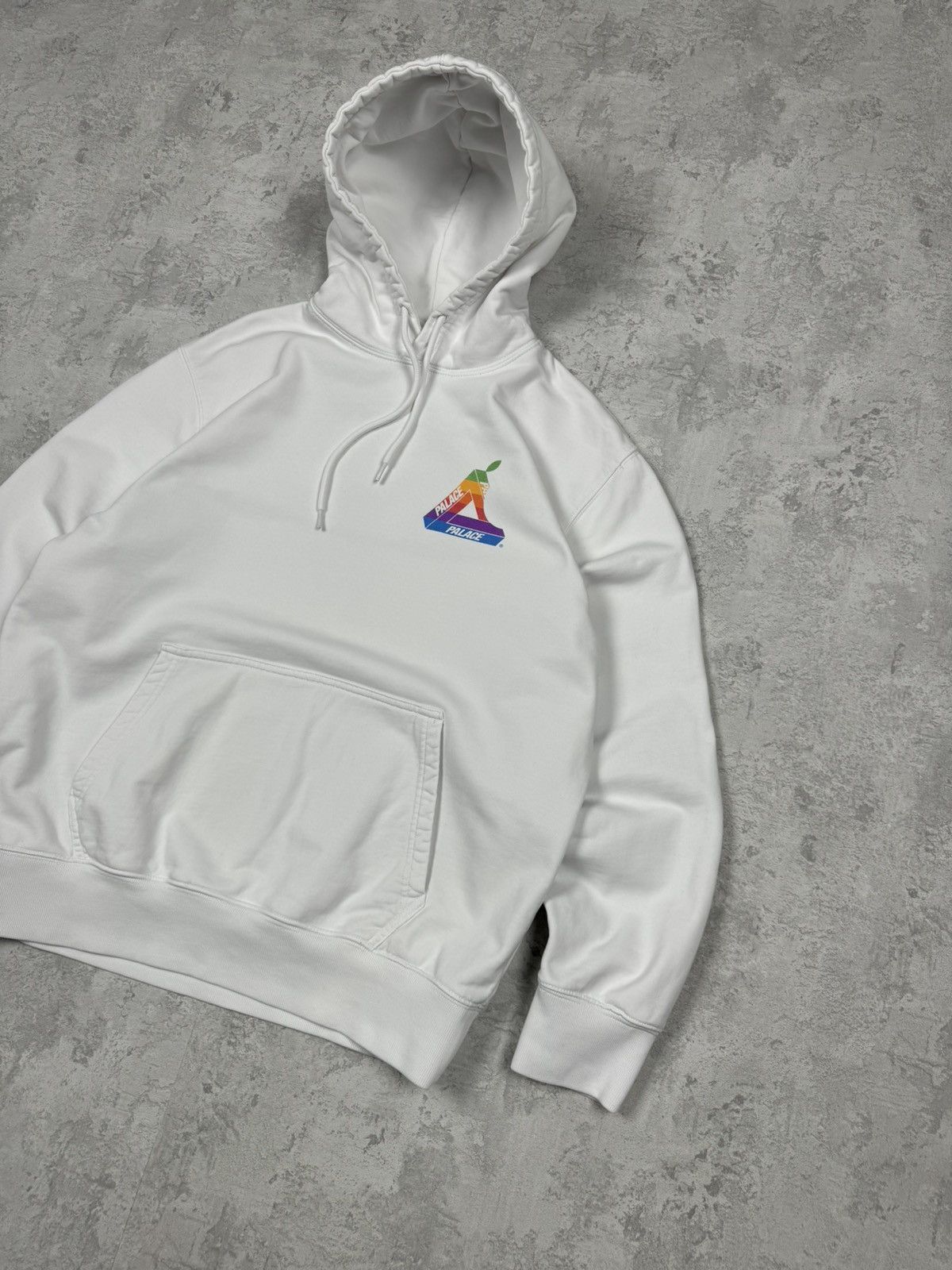 Palace Palace Jobsworth White Hoodie Big Logo Size L Size US L / EU 52-54 / 3 - 8 Thumbnail