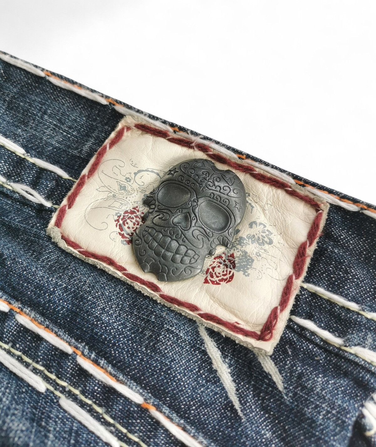 Other Flared Vintage Laguna Beach Big Stitch Denim Bootcut Jeans Size US 33 - 5 Thumbnail