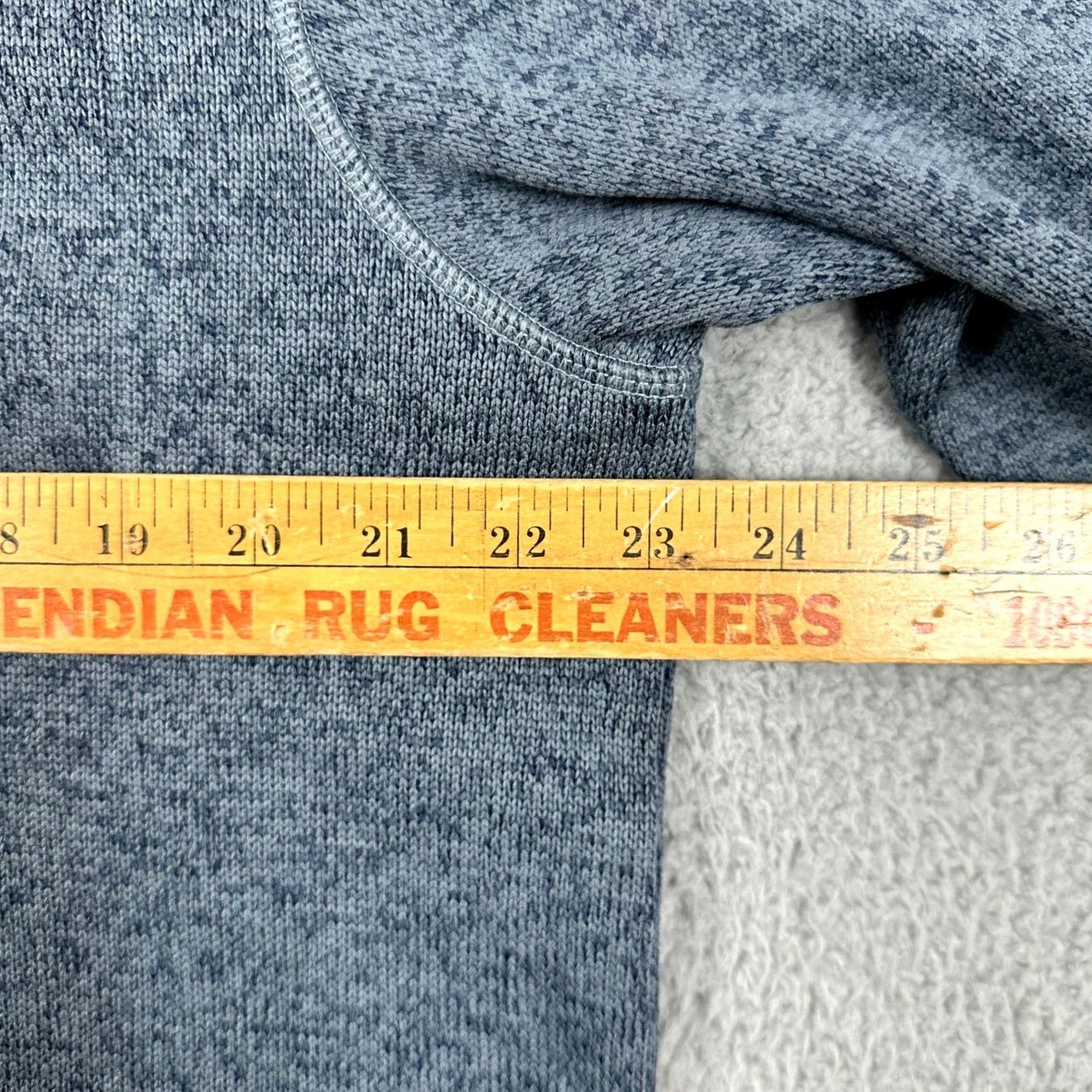 Eddie Bauer Eddie Bauer Pullover Sweater Men Large Blue Fleece Lined Pocket 1/4 Zip Logo Size US L / EU 52-54 / 3 - 5 Thumbnail