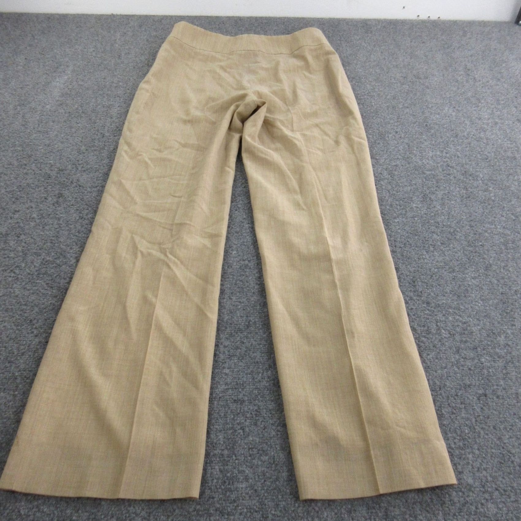 Akris Akris Pants Womens Medium Beige Dress Trousers Wide Leg Lined Career Work Size 30" / US 8 / IT 44 - 6 Thumbnail