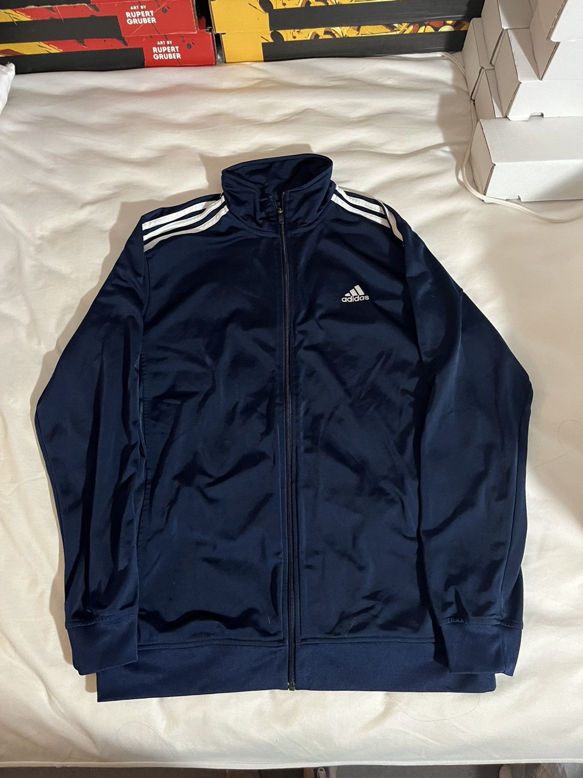 Adidas Adidas blue navy track suit Size US L / EU 52-54 / 3 - 1 Thumbnail