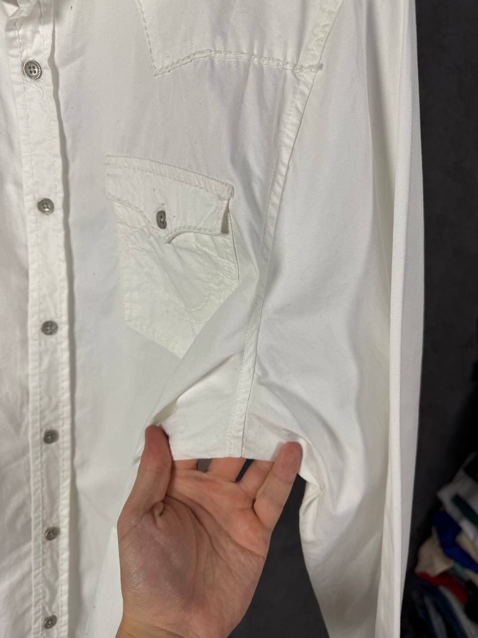 True Religion True Religion designer double pocket shirt Size US L / EU 52-54 / 3 - 8 Thumbnail