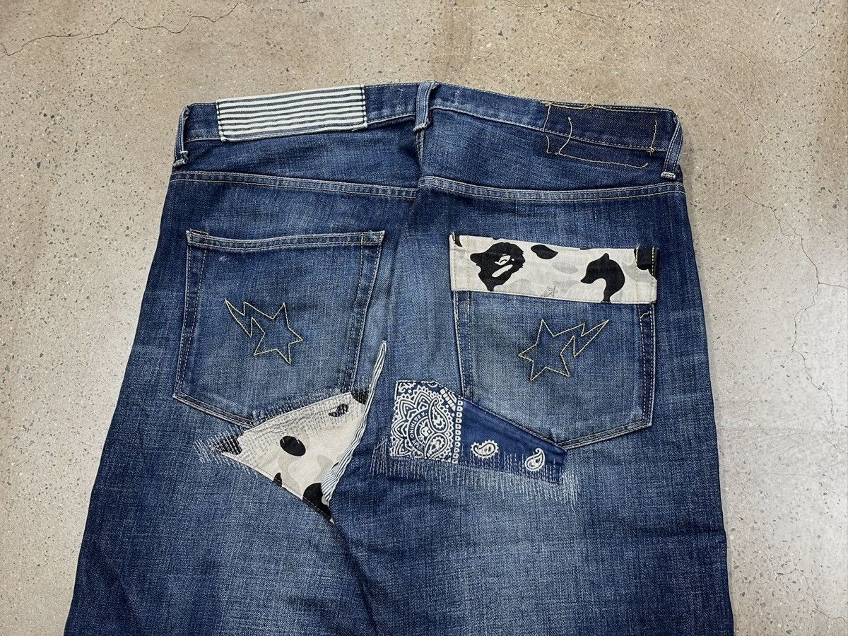 Bape BAPE TYPE2 DAMAGE DENIM ZOZO ，size L Size US 35 - 6 Thumbnail