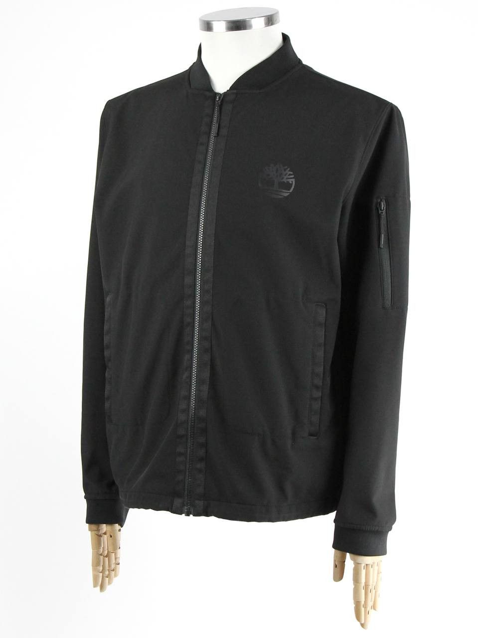 Timberland TIMBERLAND Black collarless softshell with logo Size US M / EU 48-50 / 2 - 2 Thumbnail