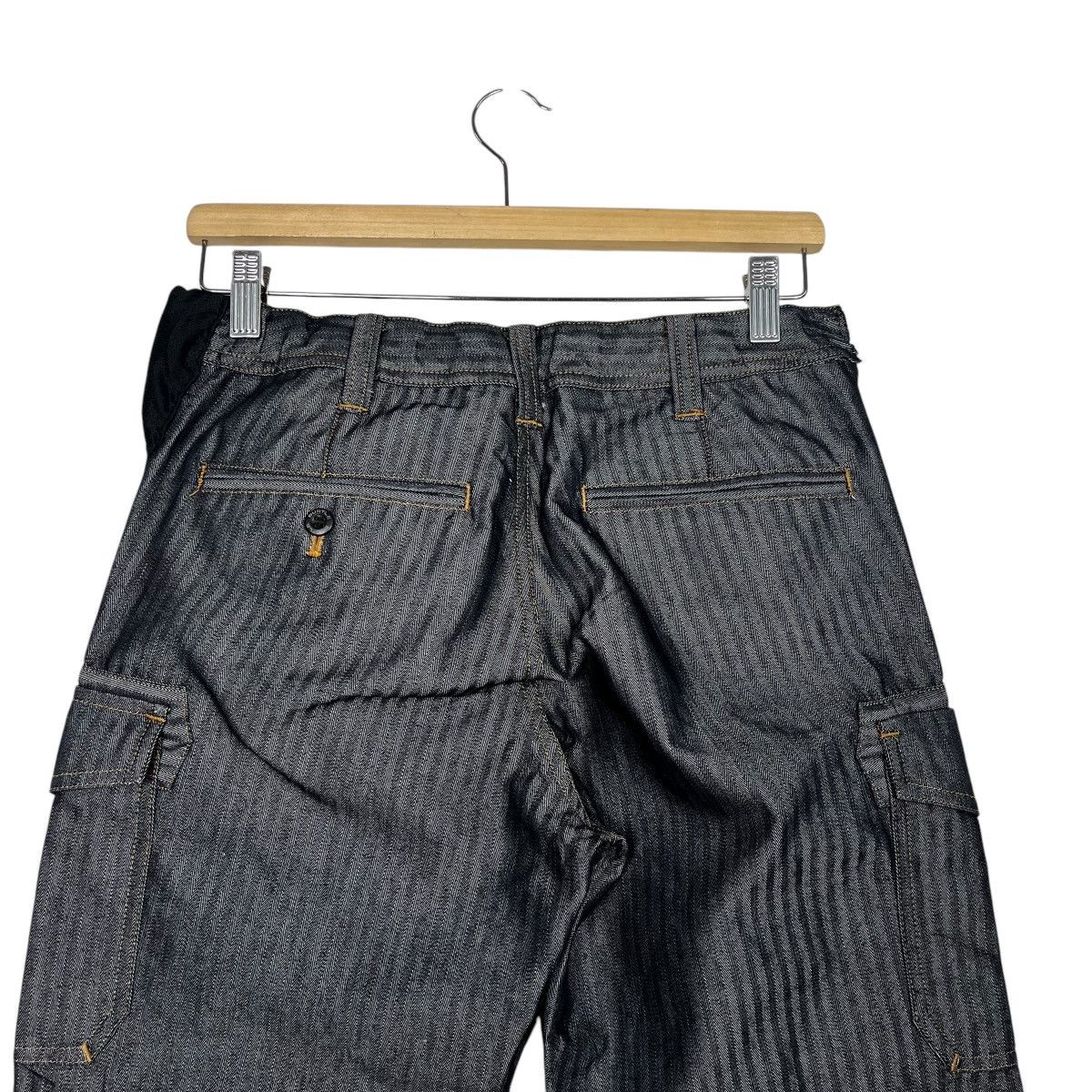 Japanese Brand Vintage Burtle Hickory Stripe Denim Jeans Size US 29 - 8 Thumbnail