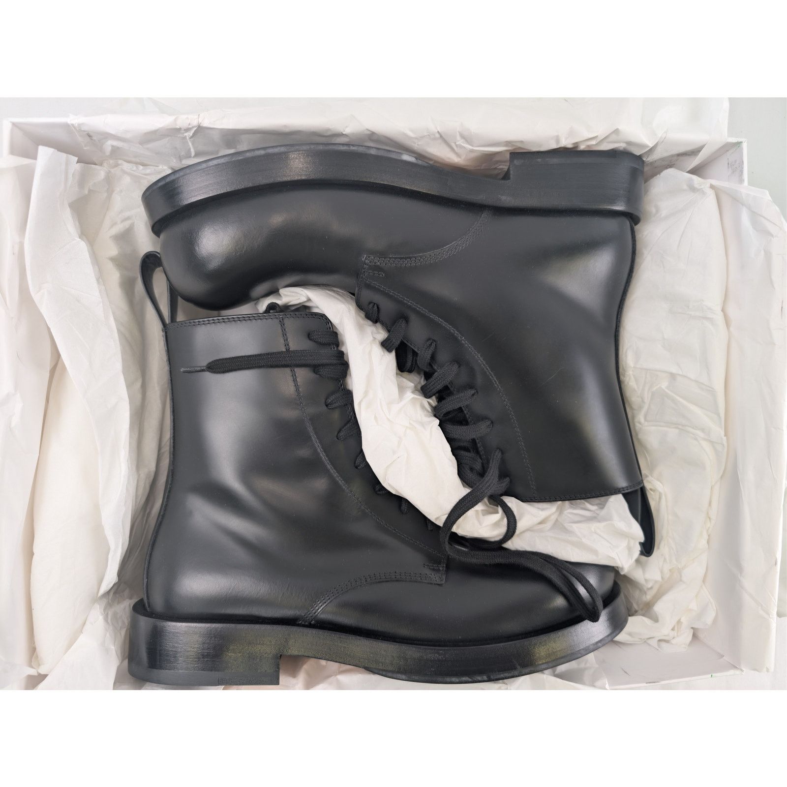 Bottega Veneta o1rshd1 Tokyo Brush Calf Rubber Ankle Boots in Black Size US 10 / EU 43 - 16 Thumbnail