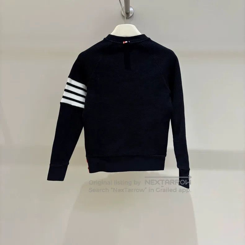 Thom Browne Thom Browne Waffle Stripe Sweatshirt Size XS / US 0-2 / IT 36-38 - 2 Thumbnail