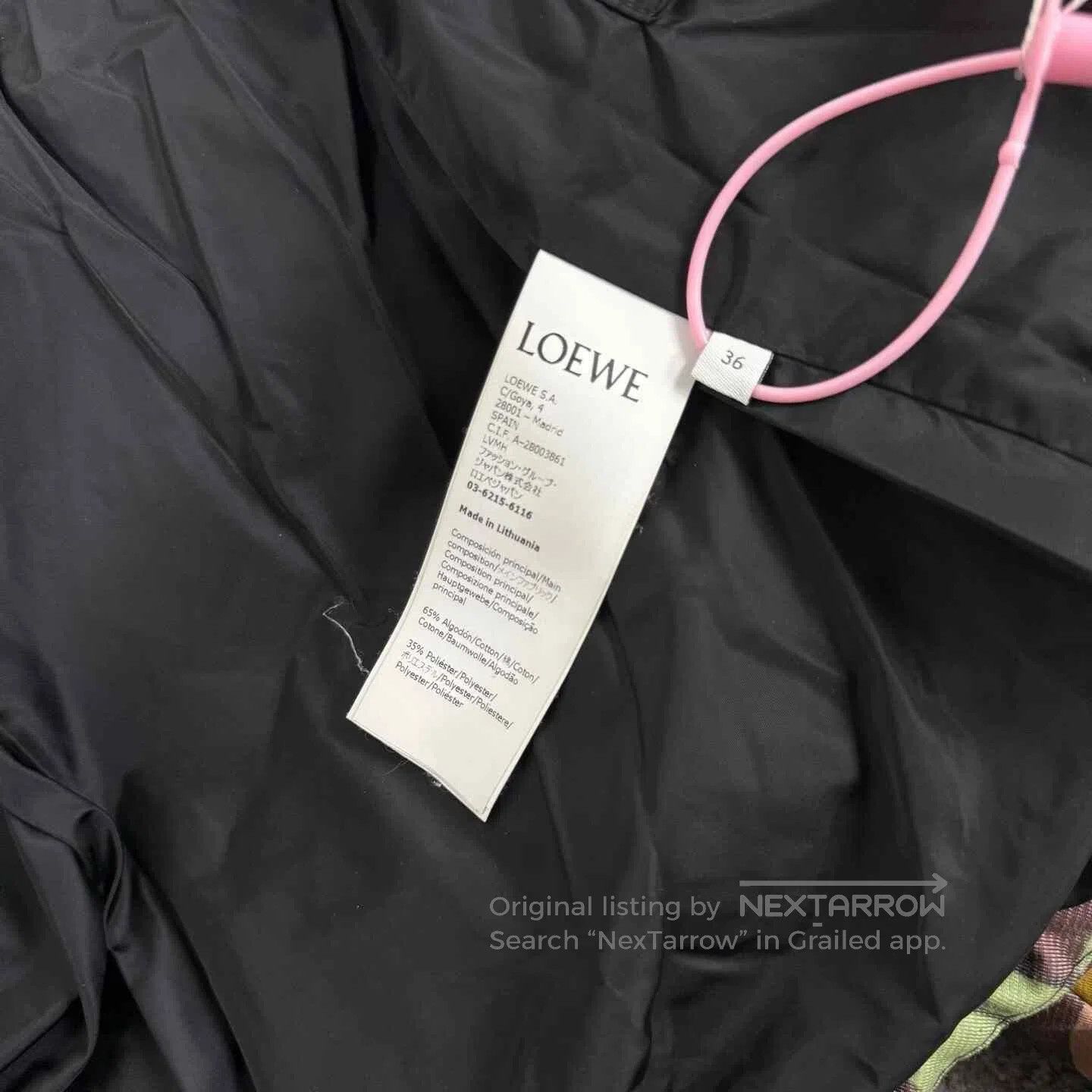 Loewe LOEWE Women's Floral Hooded Down Jacket. Size XS / US 0-2 / IT 36-38 - 6 Thumbnail