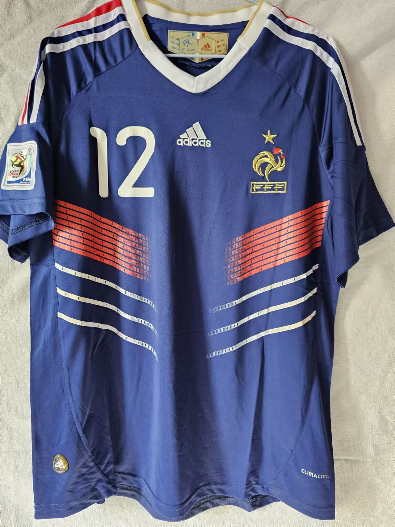 2010 World Cup France #12 Thierry Henry Jersey Home L