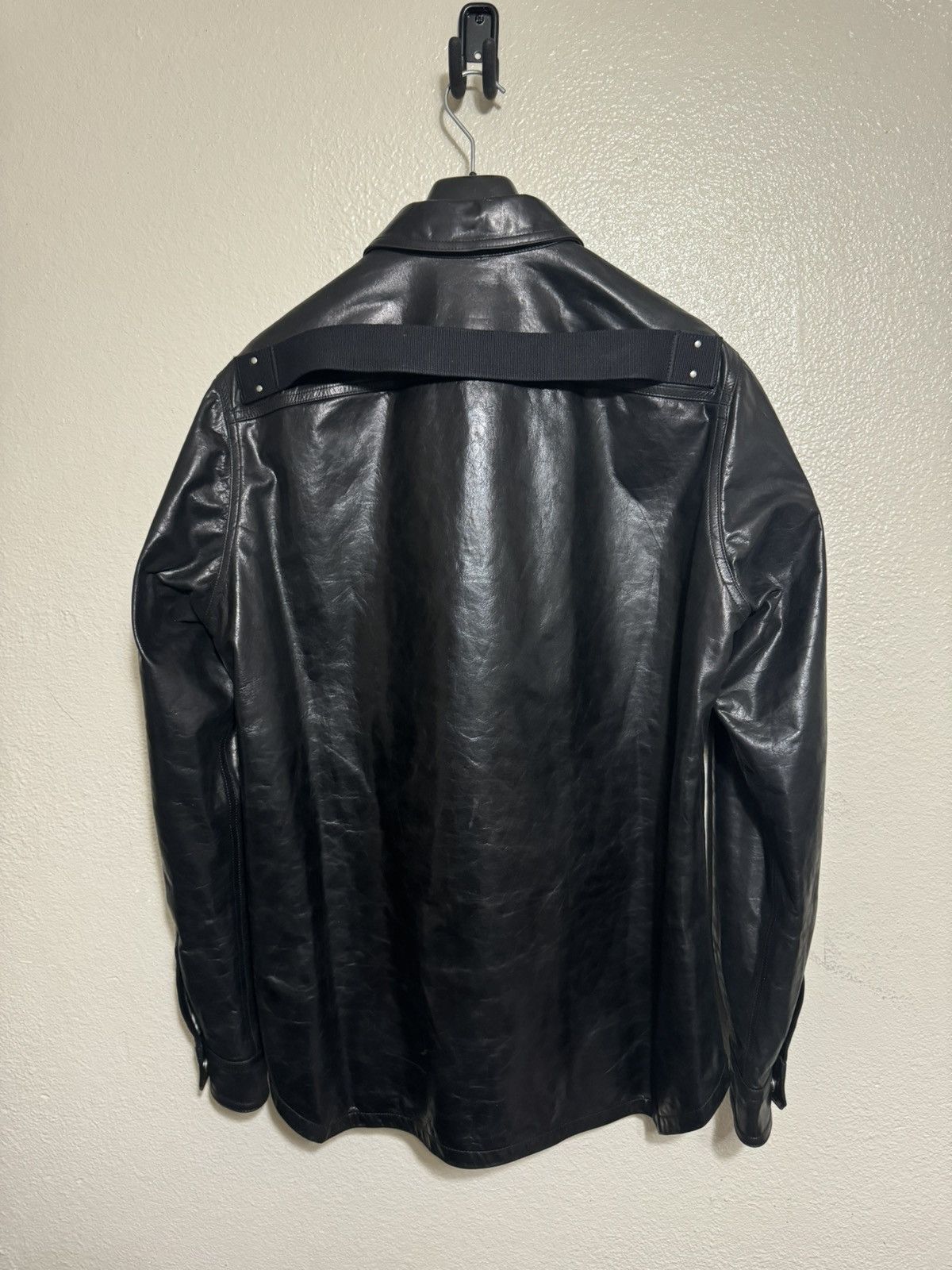 Rick Owens Rick Owens Leather Overshirt Size US M / EU 48-50 / 2 - 2 Thumbnail