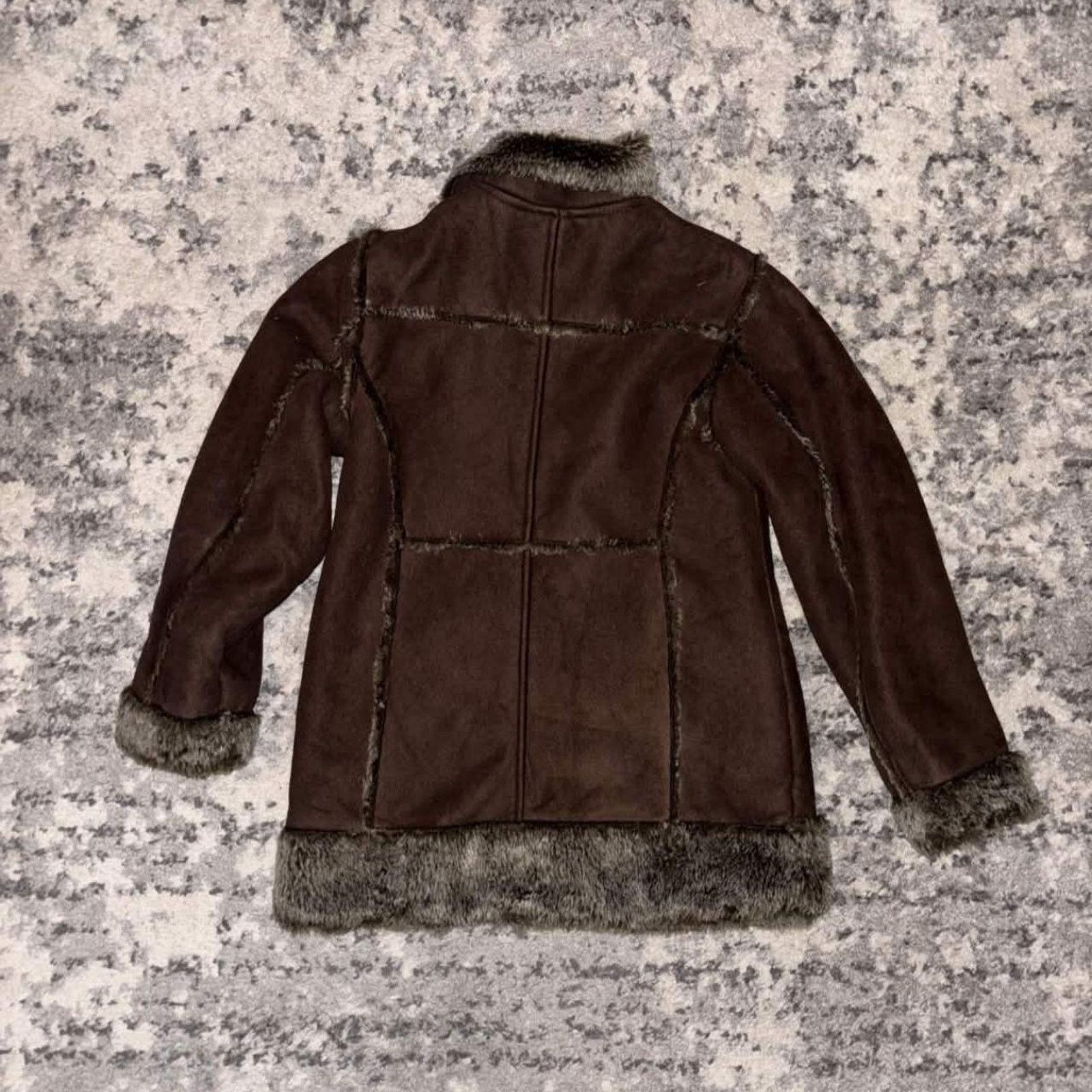 Cherokee Vintage Cherokee Faux Fur Suede Jacket Size XS / US 0-2 / IT 36-38 - 2 Thumbnail