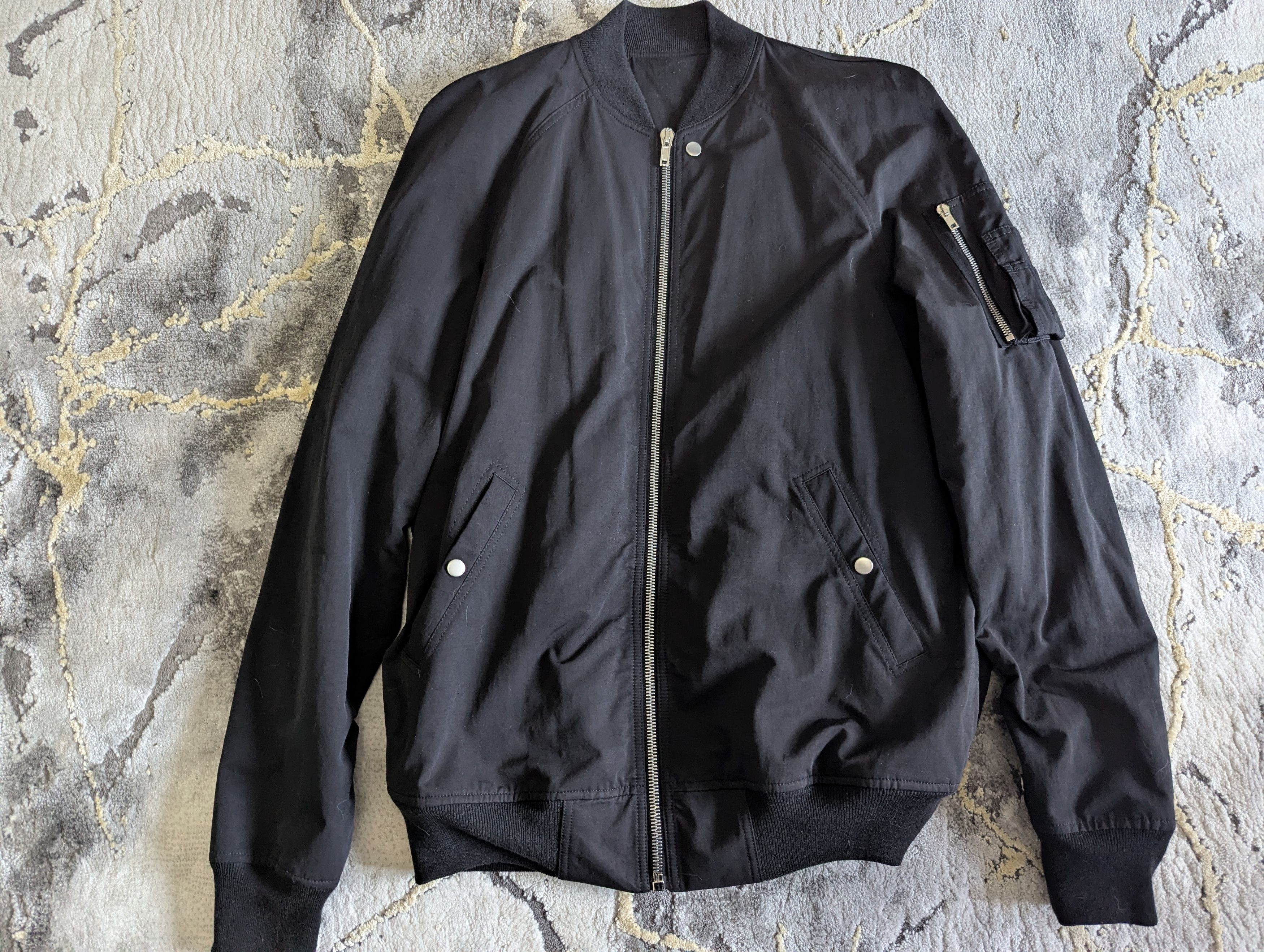 Rick Owens Rick Owens Raglan Heavy Bomber F/W17 Glitter
