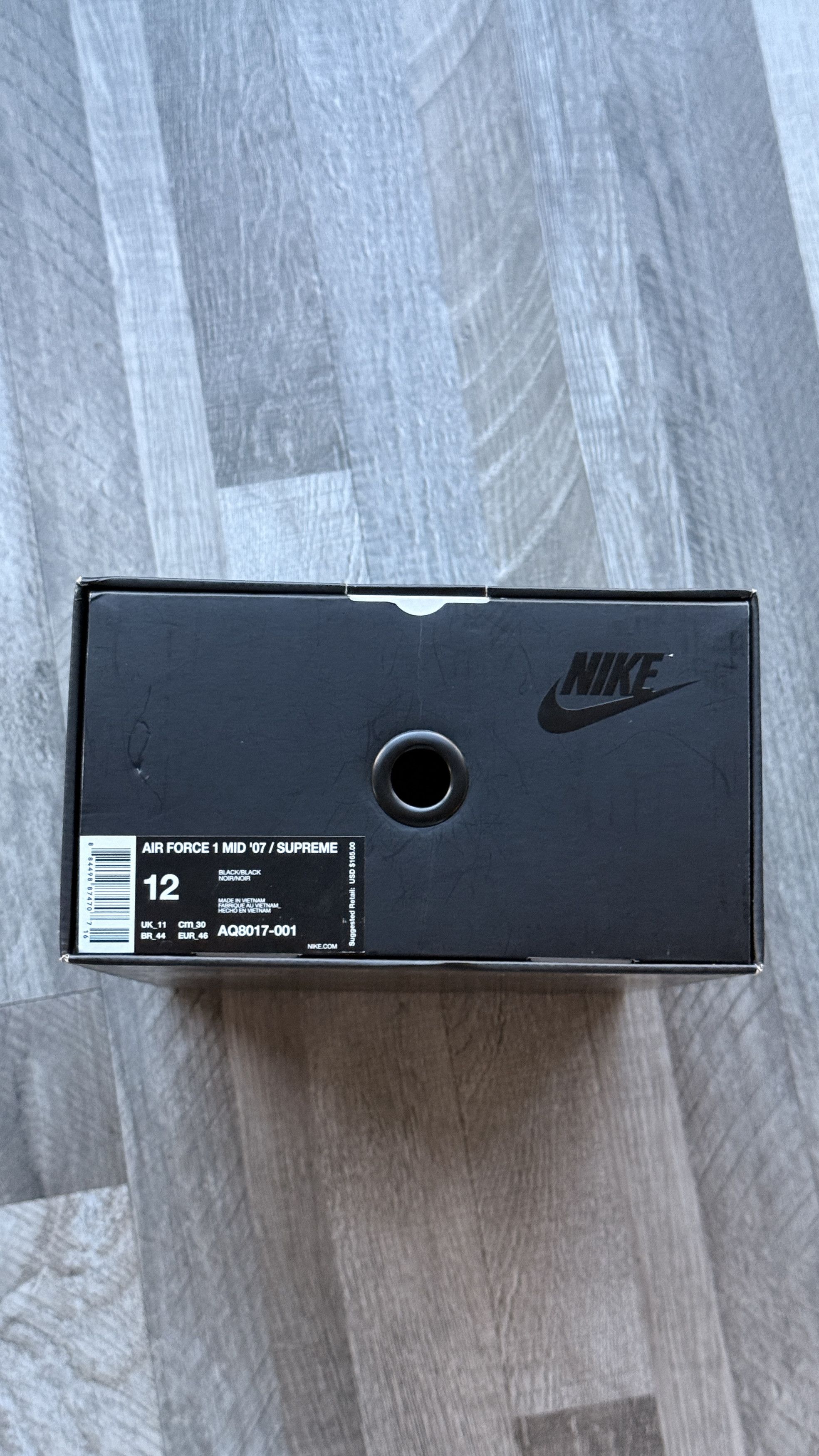 Nike Supreme Air Force 1 NBA Black Size US 12 / EU 45 - 13 Thumbnail