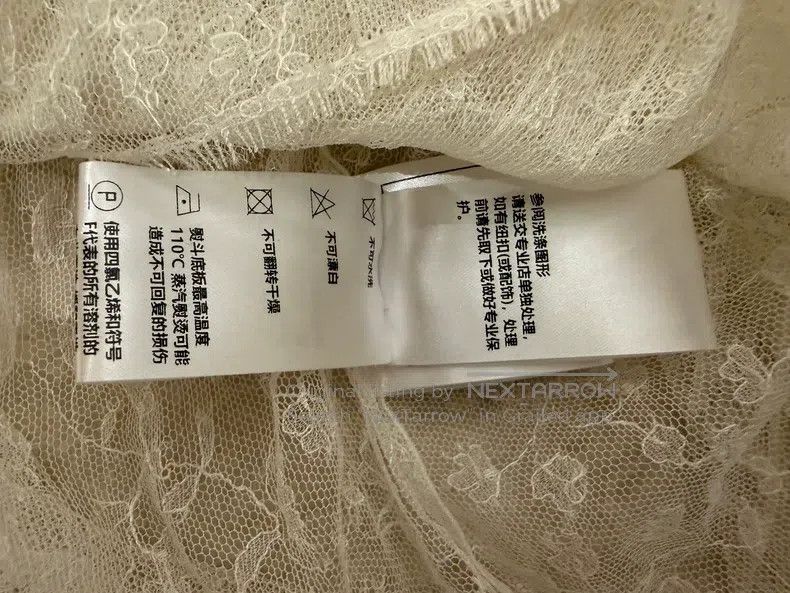 Chanel Chanel 21A spring and summer hollow lace high-necked long Size XS / US 0-2 / IT 36-38 - 4 Thumbnail