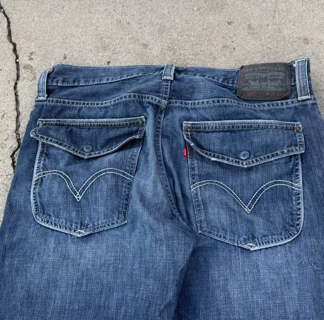 Levi's Vintage Levi 527 Bootcut Jeans Size US 36 / EU 52 - 6 Thumbnail