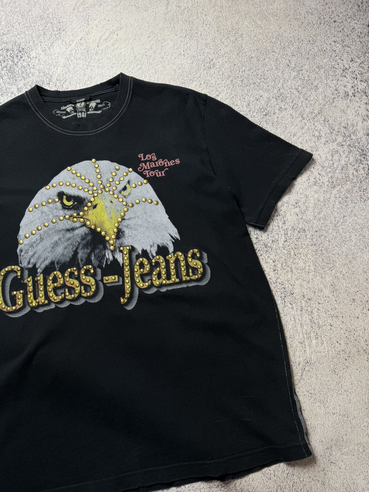 Guess Vintage Guess Jeans Los Marones Tour T-shirts Y2K Size US XL / EU 56 / 4 - 5 Thumbnail