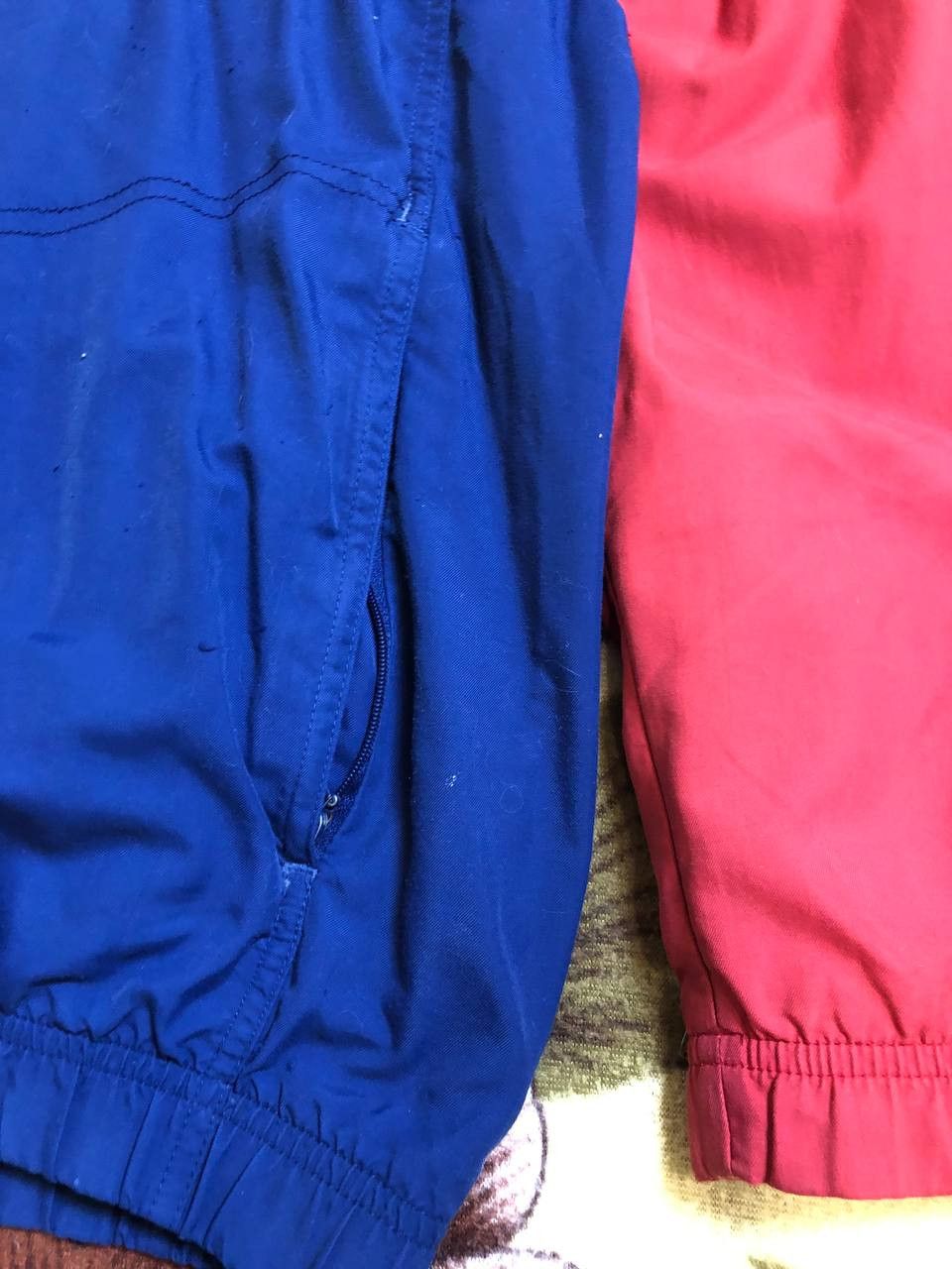 Nike Vintage 90s Nike Maroon Full Zip Windbreaker Jacket Size US L / EU 52-54 / 3 - 5 Thumbnail