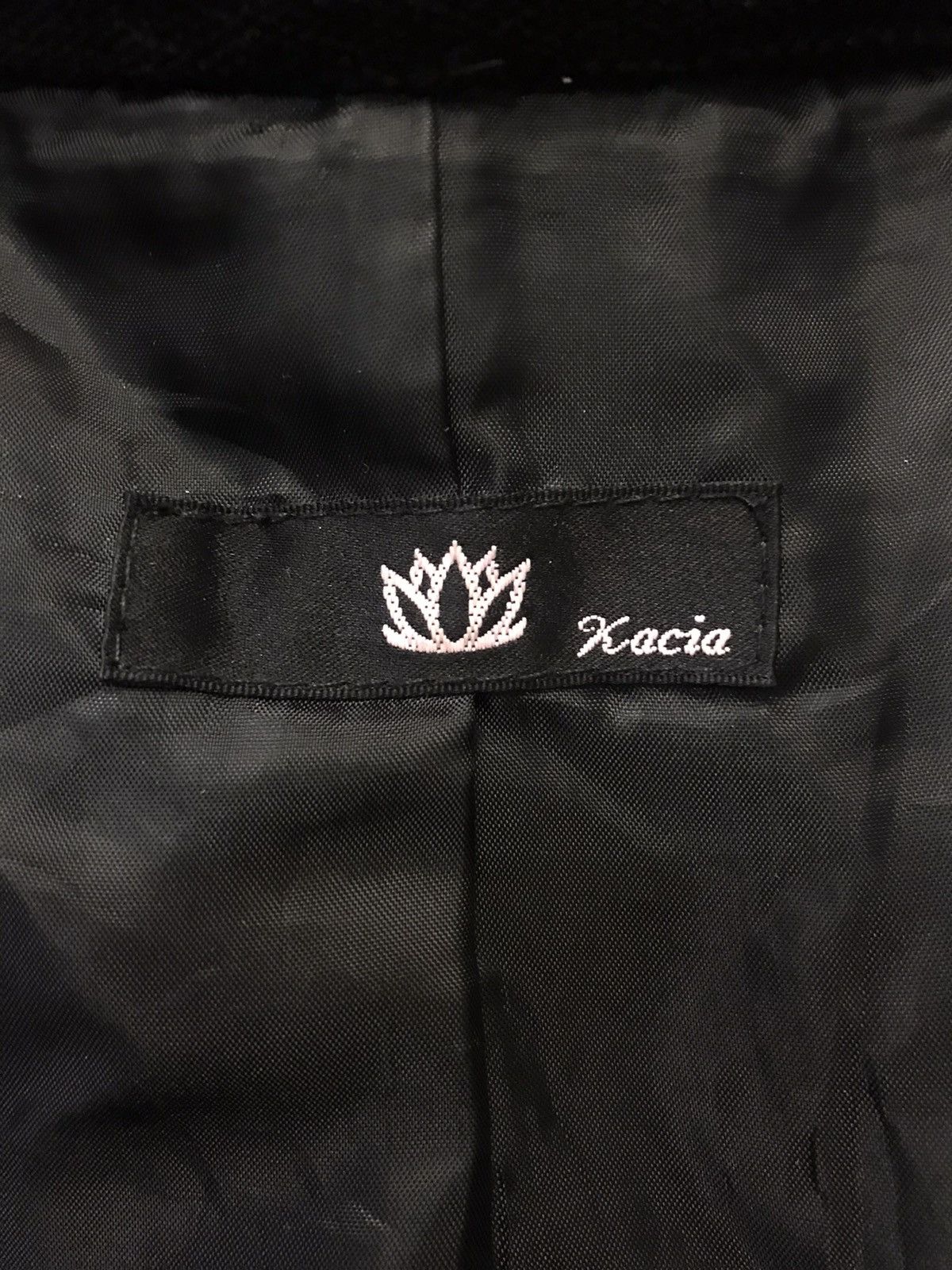 Japanese Brand Kacia Half Leather Wool Jacket Size US S / EU 44-46 / 1 - 10 Thumbnail