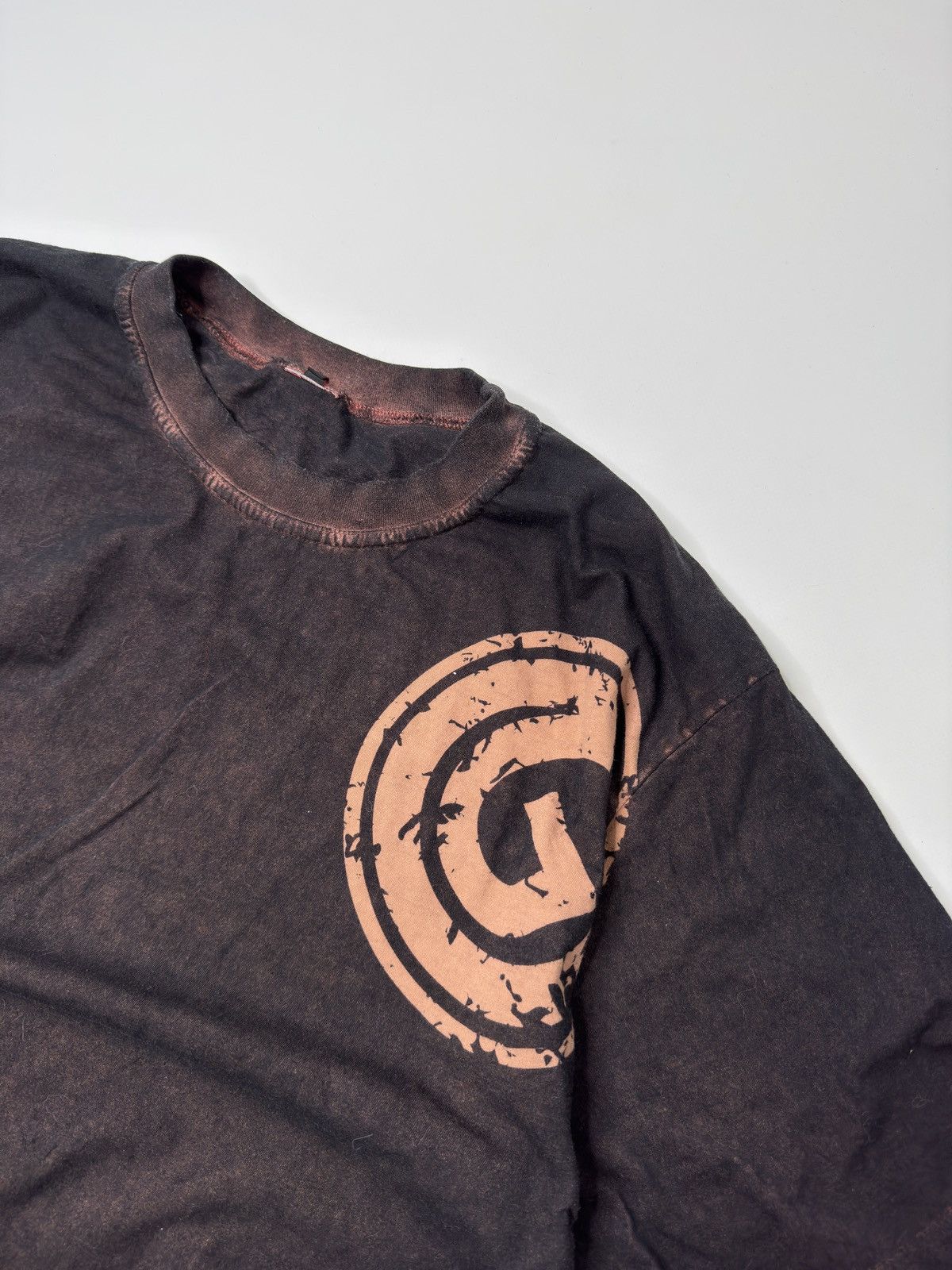 Japanese Brand Vintage faded tee avant garde japanese affliction vibe swag Size US L / EU 52-54 / 3 - 2 Thumbnail