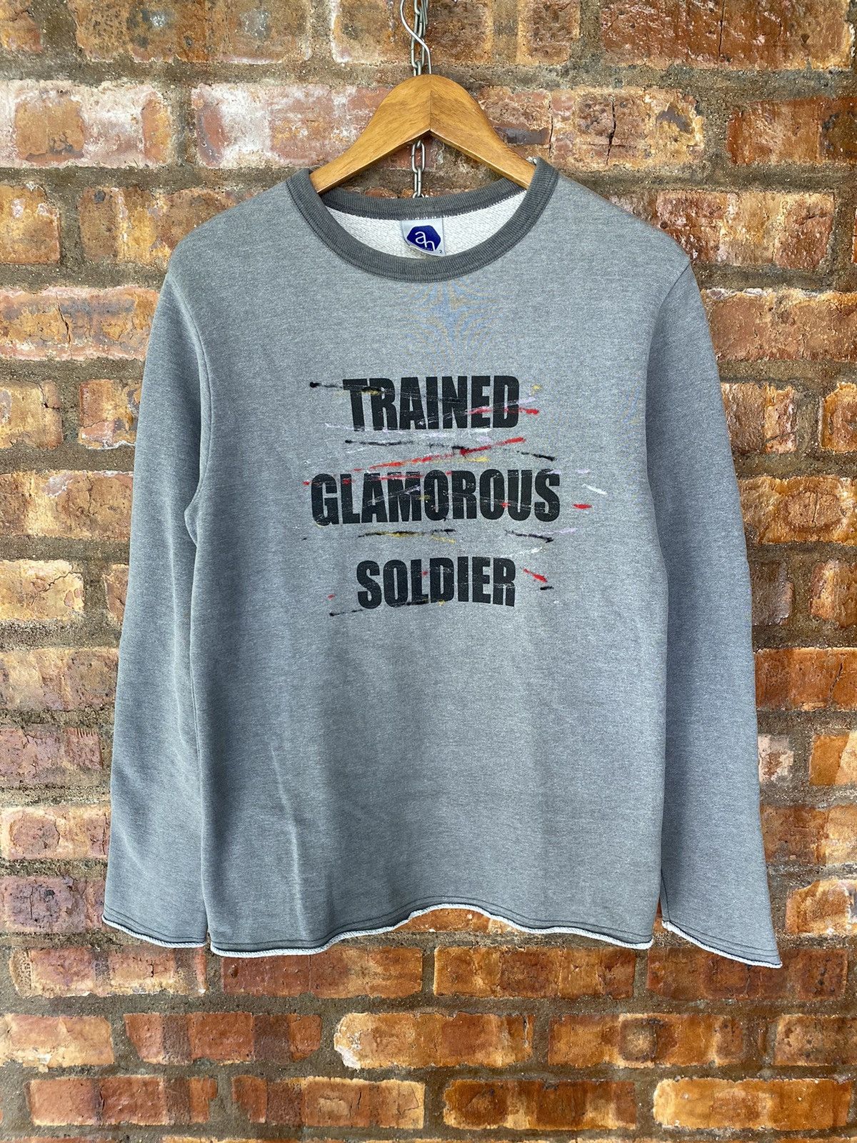 ABAHOUSE 90s Abahouse Trained Glamorous Soldier slash sweatshirt Size US M / EU 48-50 / 2 - 2 Thumbnail
