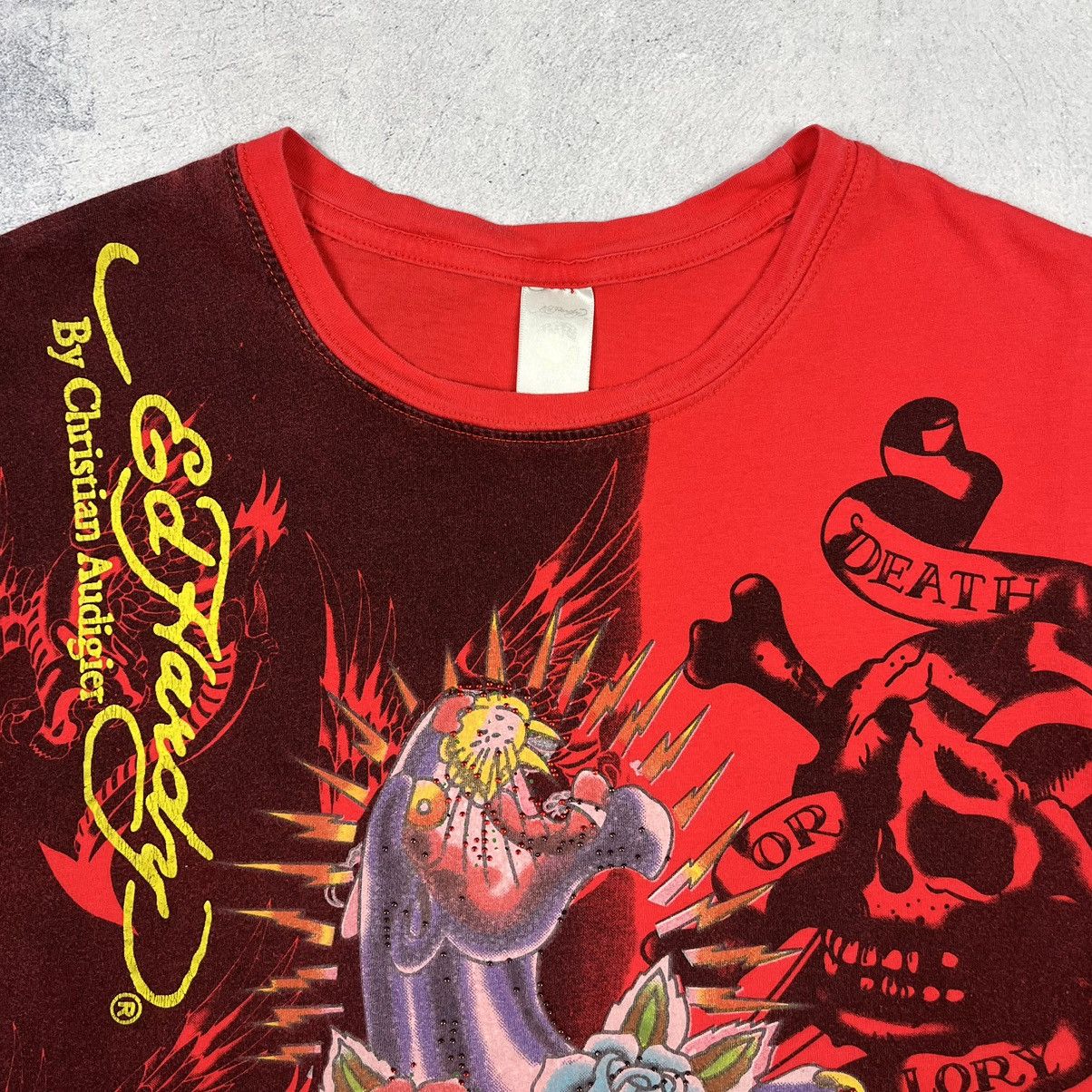 Ed Hardy Vintage Ed Hardy Demons y2k Tattoo tee 90’s Size L / US 10 / IT 46 - 7 Thumbnail