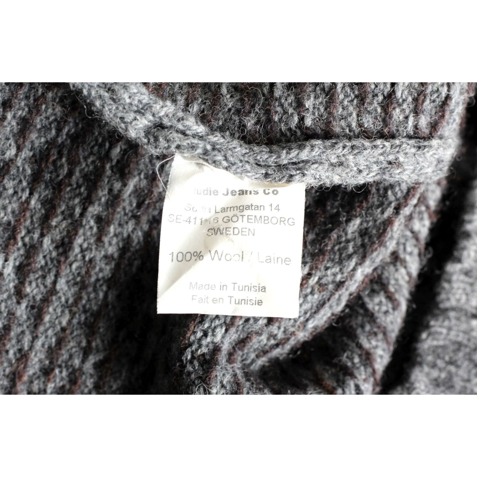 Nudie Jeans NUDIE JEANS Turtle Neck Wool Jumper Sweater Men L Grey Pullover Knit Vintage? No Size US L / EU 52-54 / 3 - 6 Thumbnail