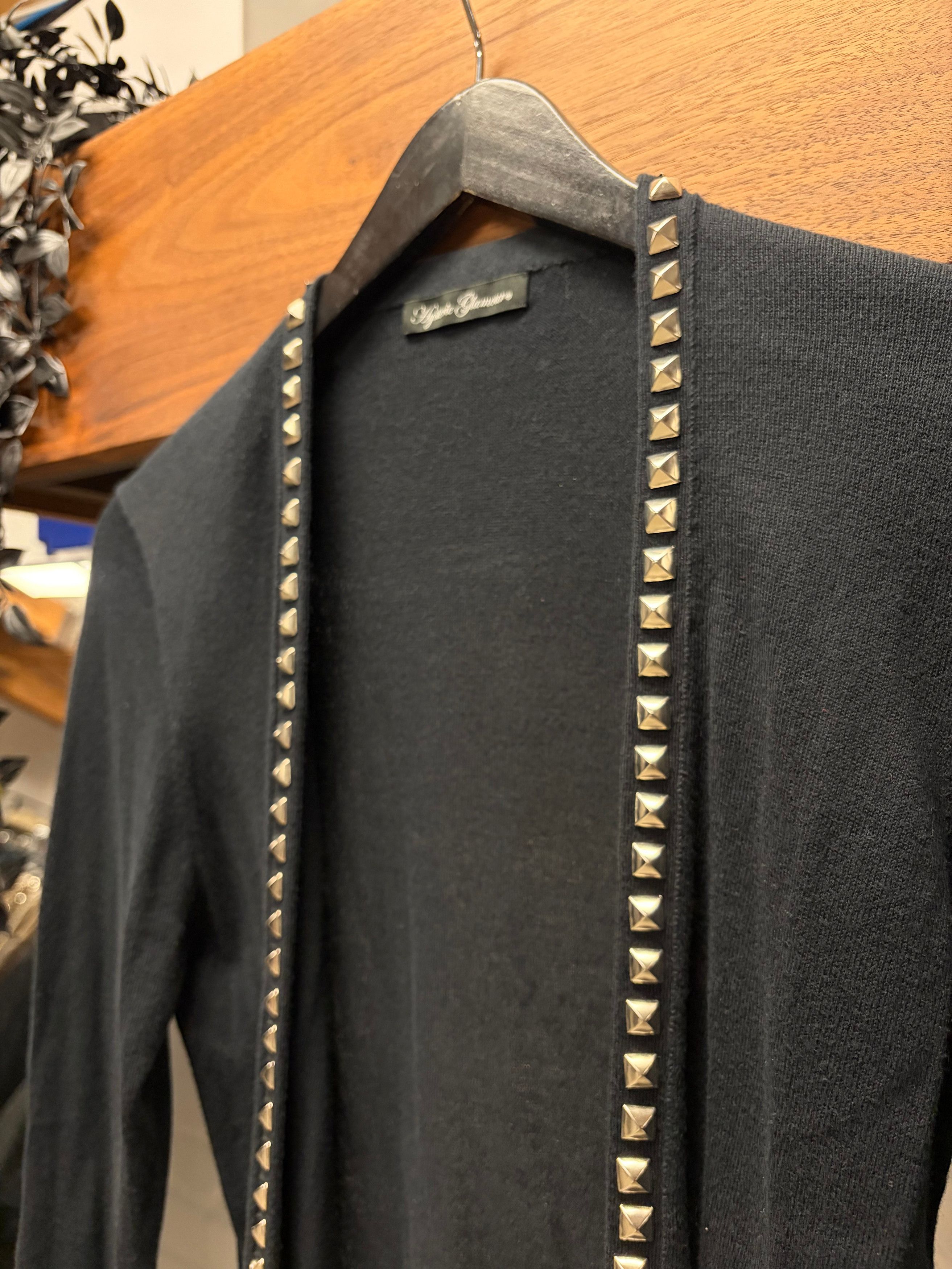 Hysteric Glamour Hysteric Glamour Studded Black Cardigan Size US S / EU 44-46 / 1 - 2 Thumbnail