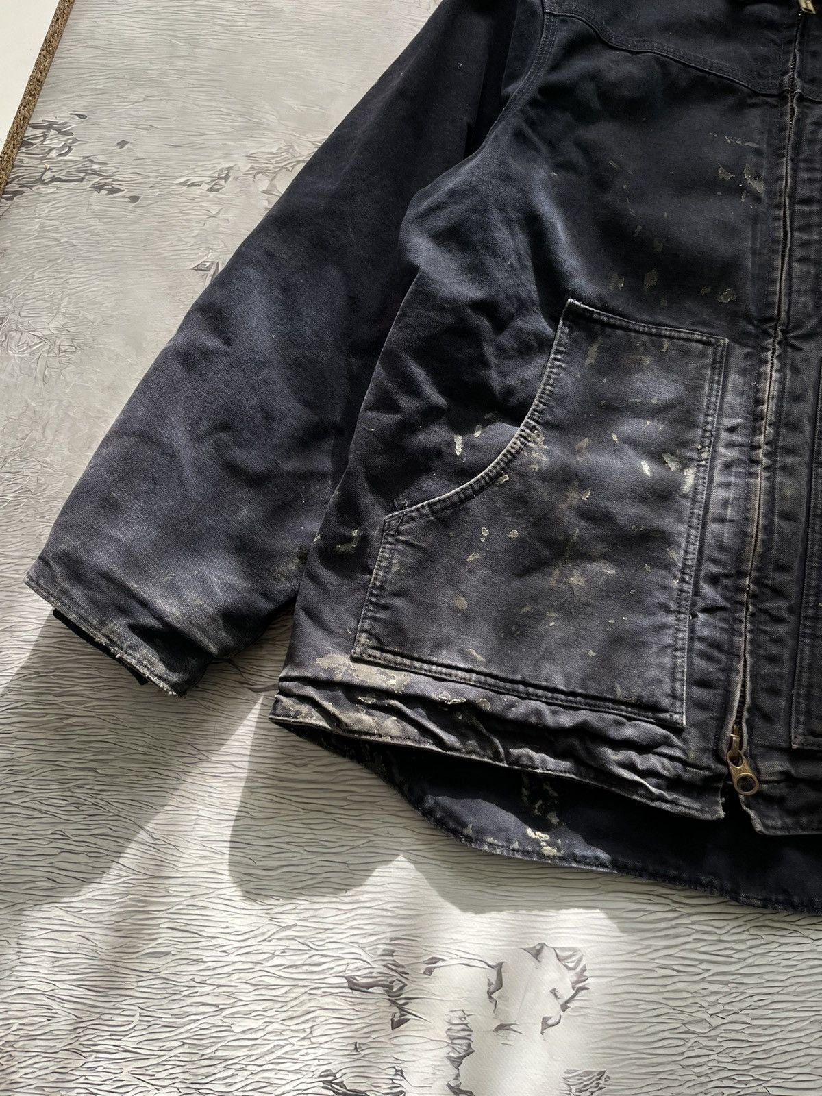 Carhartt 🇺🇸 90s Carhartt WIP Detroit Sherpa Jacket Vintage Streetwear Size US L / EU 52-54 / 3 - 5 Thumbnail