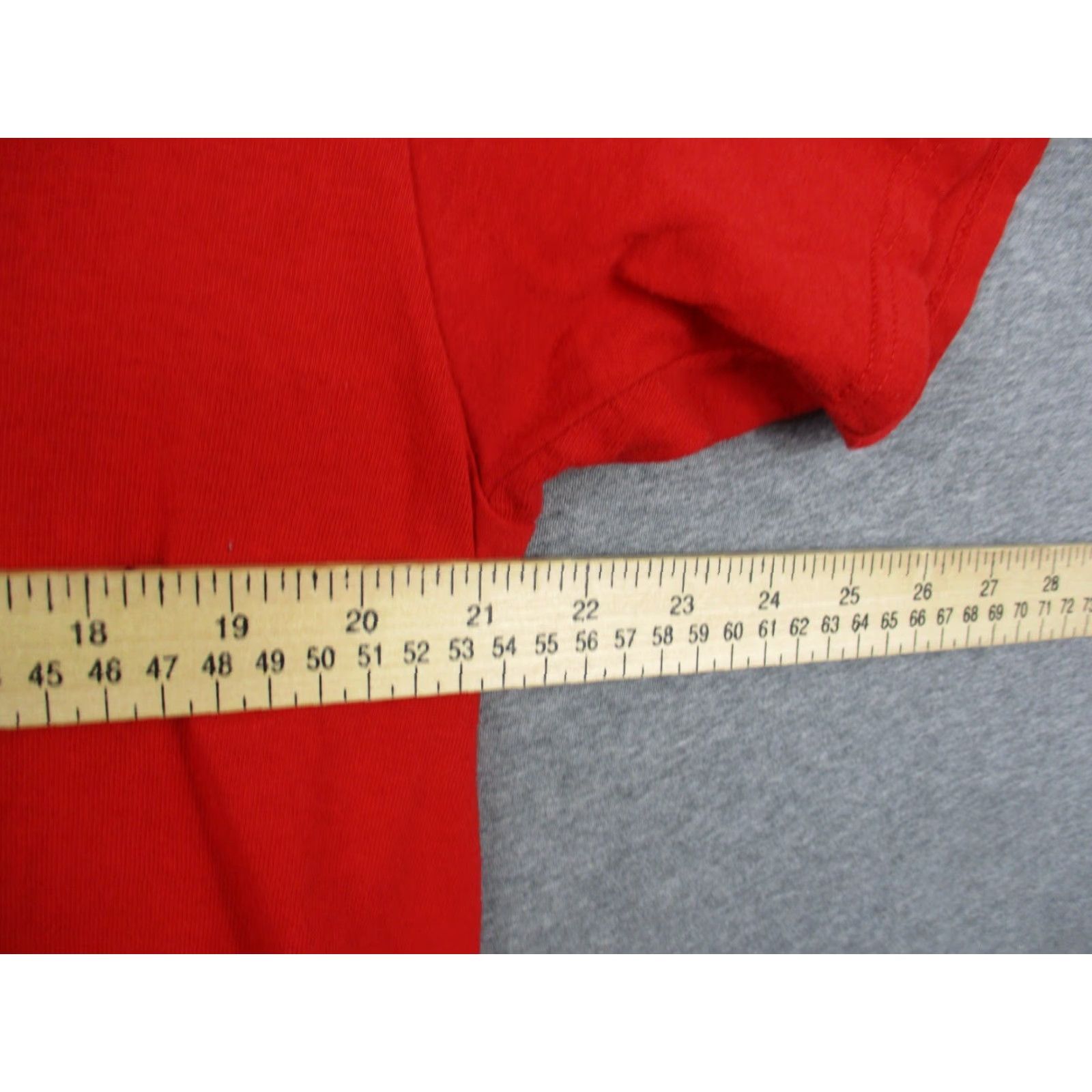 Vintage VINTAGE OG Hustle Shirt Mens 2XL Red "Just Did It" Streetwear Polyester Blend Crew Neck Shirt Mens Red Logo Bear Hustle 90s Mens Size US XXL / EU 58 / 5 - 4 Thumbnail