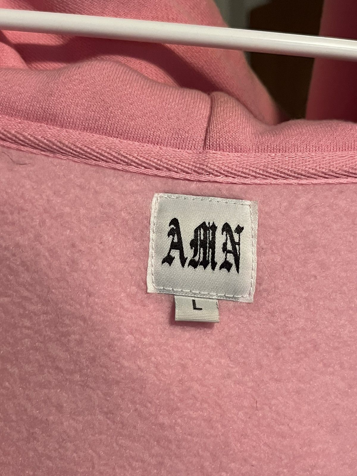 Any Means Necessary AMN Pink Hoodie Size US L / EU 52-54 / 3 - 3 Thumbnail