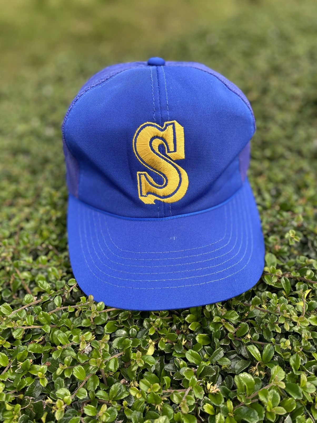 Sports Specialties Vintage Seattle Mariners Trucker Snapback hat Youngan Size ONE SIZE - 1 Thumbnail