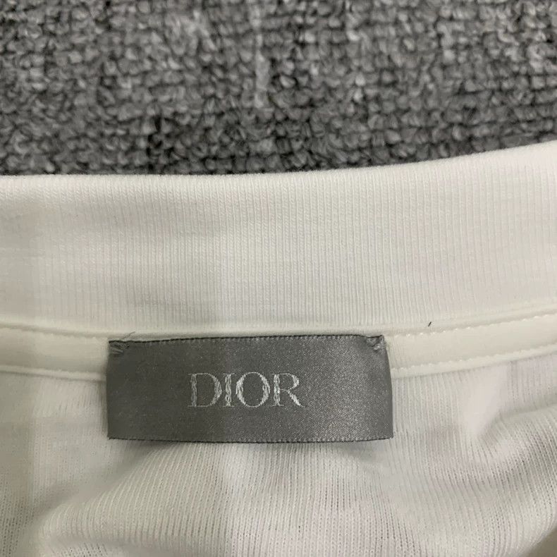 Dior Dior White Towel Print Short Sleeve Shirt Size US XL / EU 56 / 4 - 5 Thumbnail