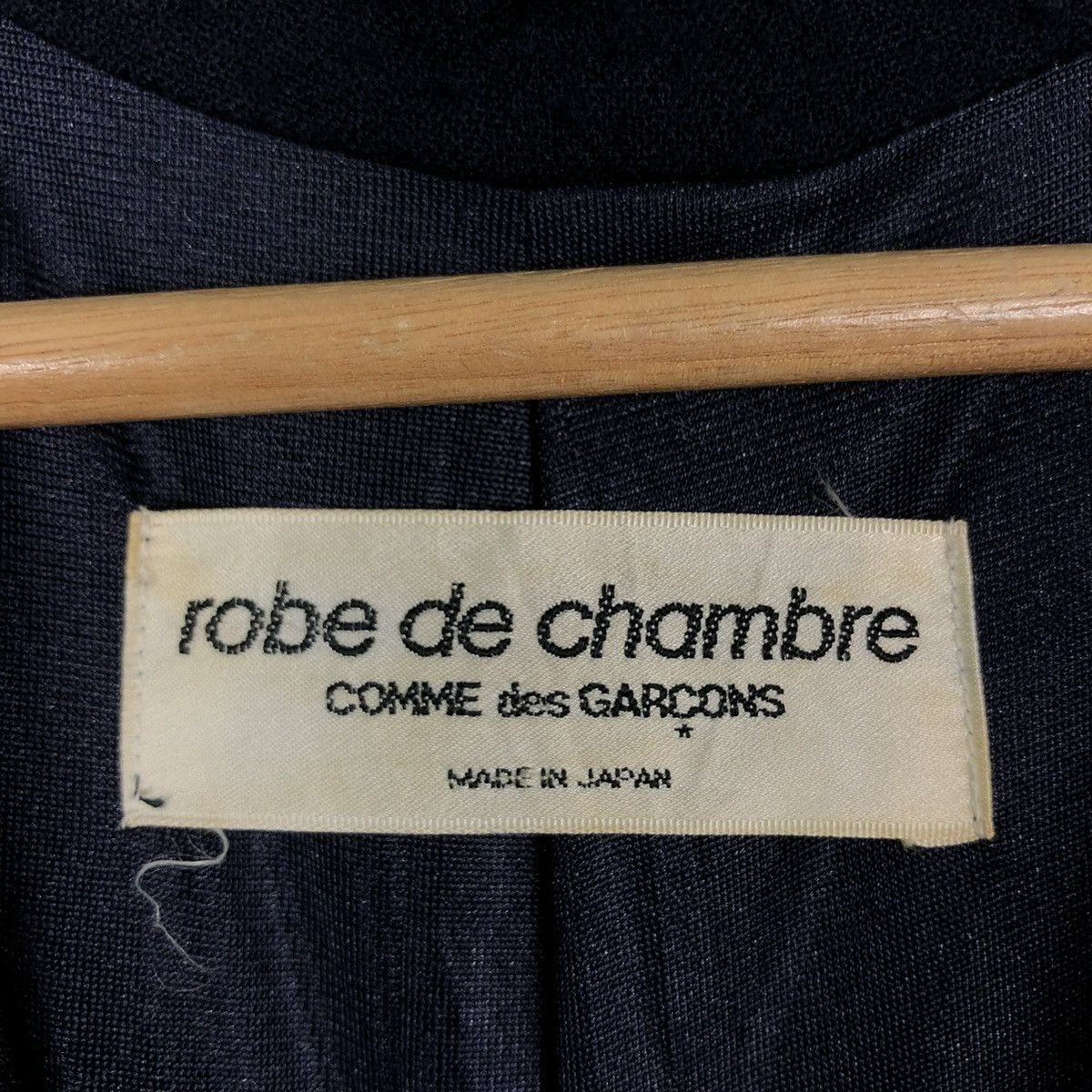 Comme des Garcons 🔥Vintage AD1996 Black Comme Des Garcons Robe De Chambre Size M / US 6-8 / IT 42-44 - 13 Thumbnail
