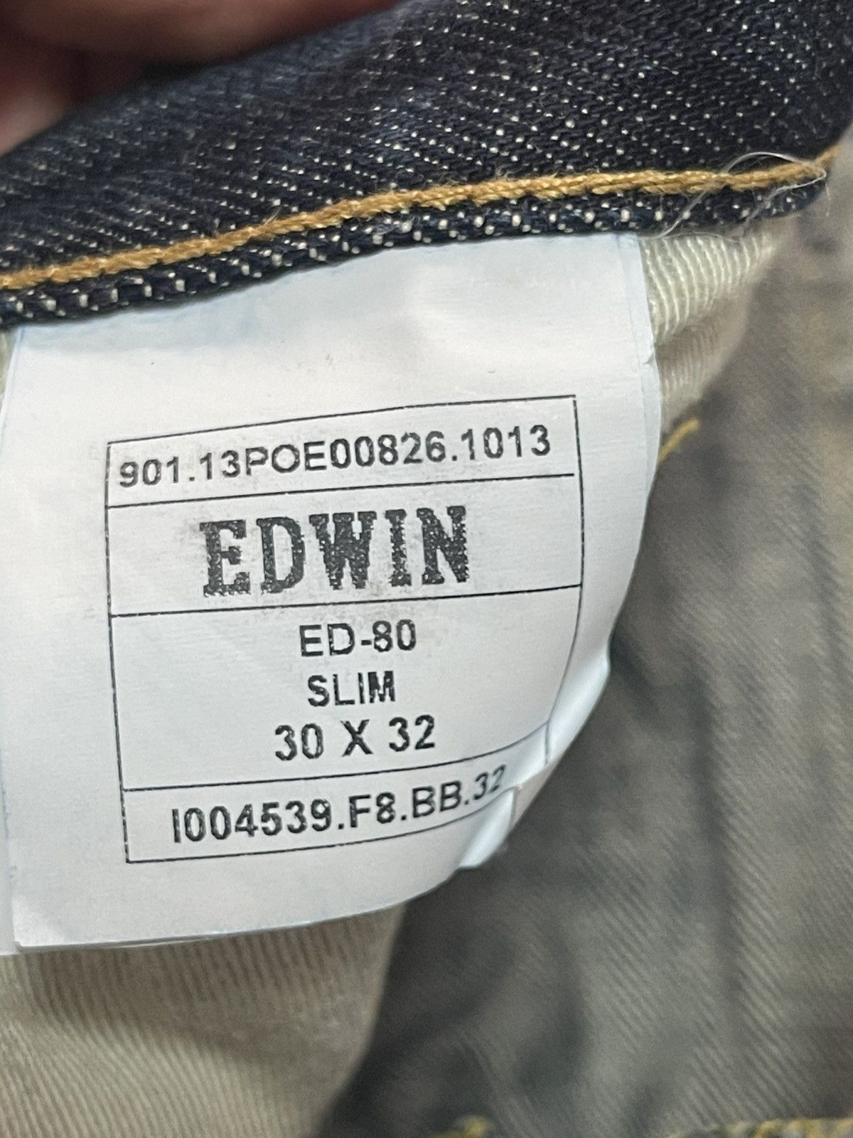 Edwin Edwin ED-80 Slim Jeans Japan Denim Size 30x32 Size US 30 / EU 46 - 16 Thumbnail