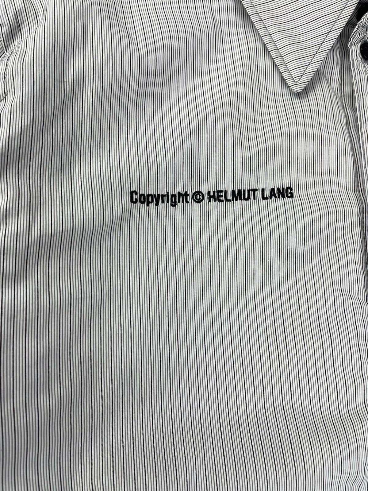 Helmut Lang Helmut Lang Striped Button Up Shirt Jacket Size L Size US L / EU 52-54 / 3 - 5 Thumbnail