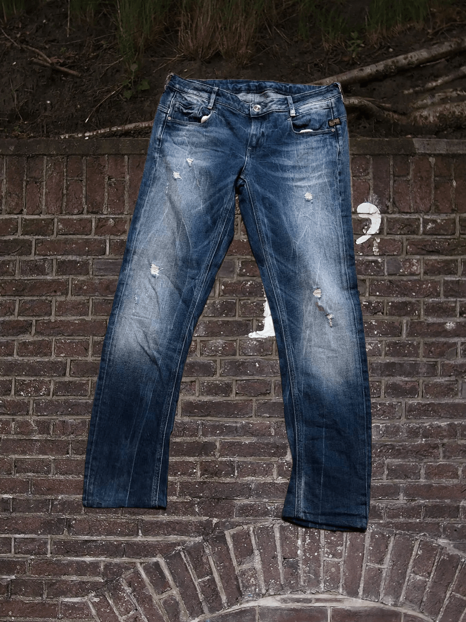 G-Star G Star Tapered Distressed Jeans Size 31 STREETWEAR Size US 31 - 1 Thumbnail