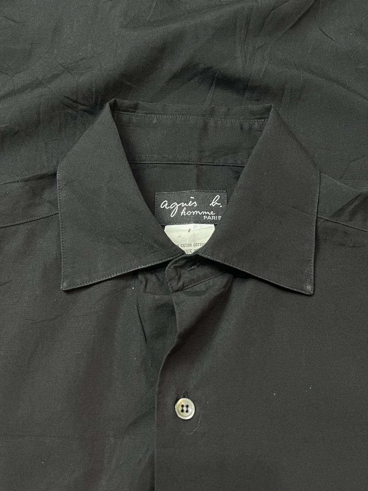 agnes b. Agnes b. Black Shirt Size US M / EU 48-50 / 2 - 2 Thumbnail