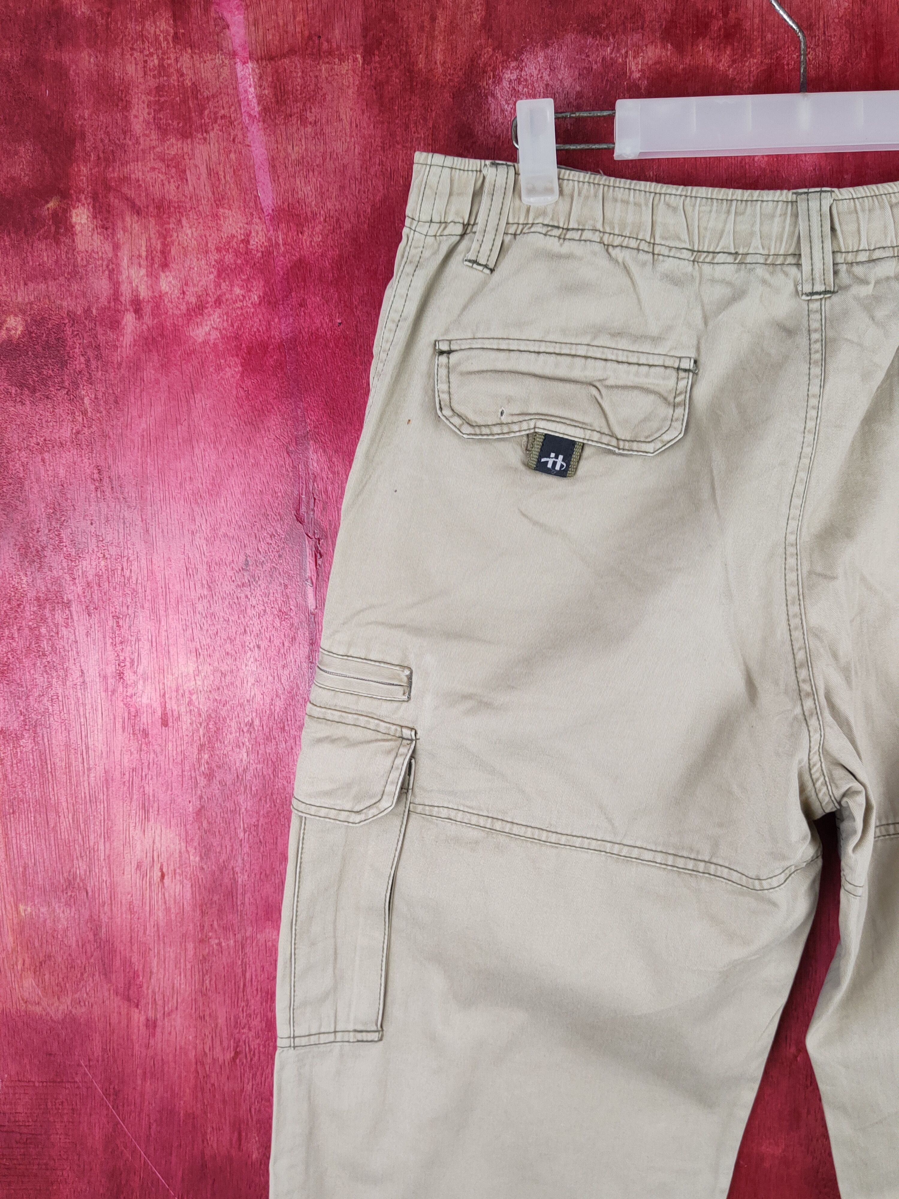 Hanes × Japanese Brand Hanes Beige Multipocket Tactical Cargo Pants #S1484 Size US 32 / EU 48 - 9 Thumbnail